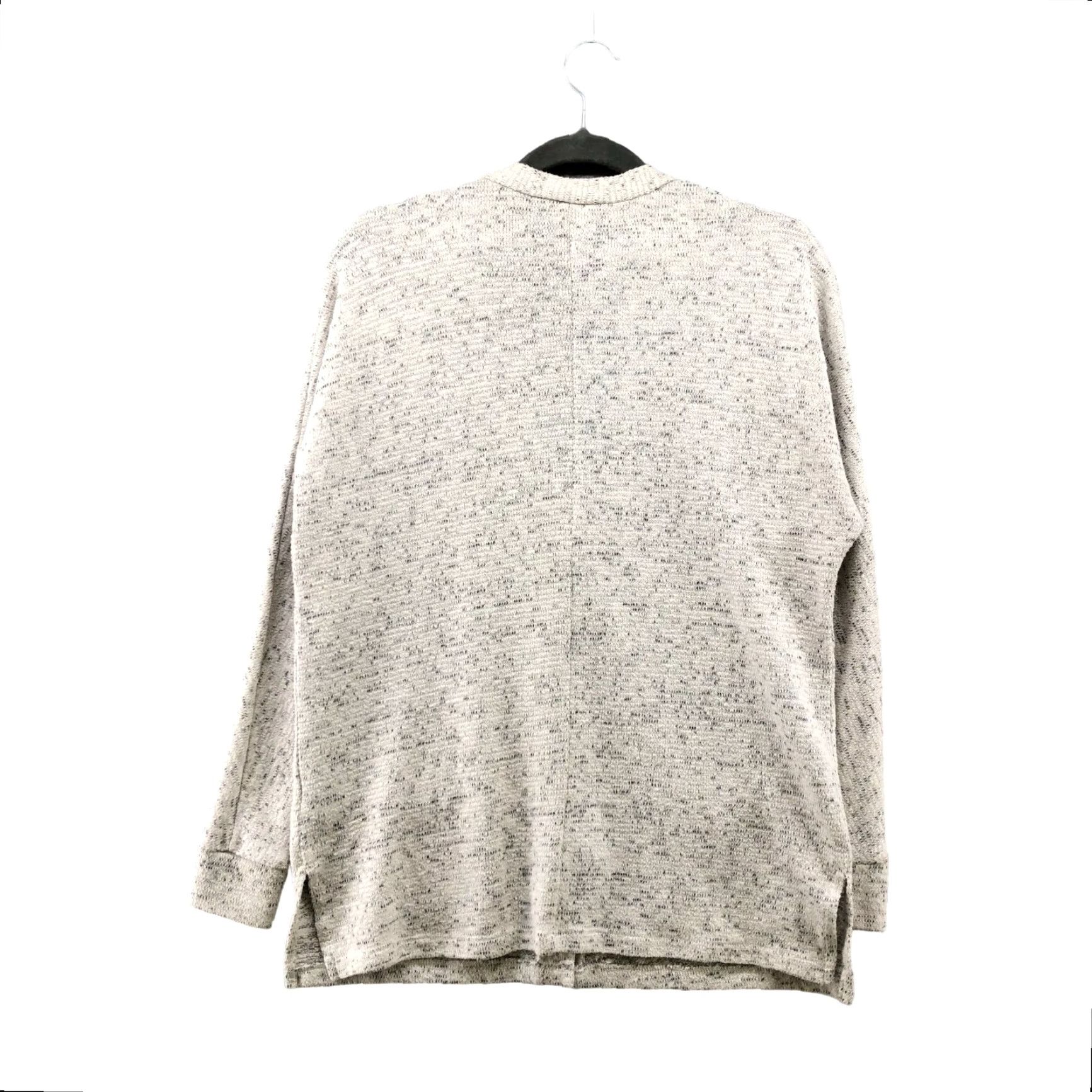 American Eagle Outfitters American Eagle Relaxed Cardigan Womens XS Gray V-Neck Longline Lightweight Knit Size XS / US 0-2 / IT 36-38 - 2 Thumbnail