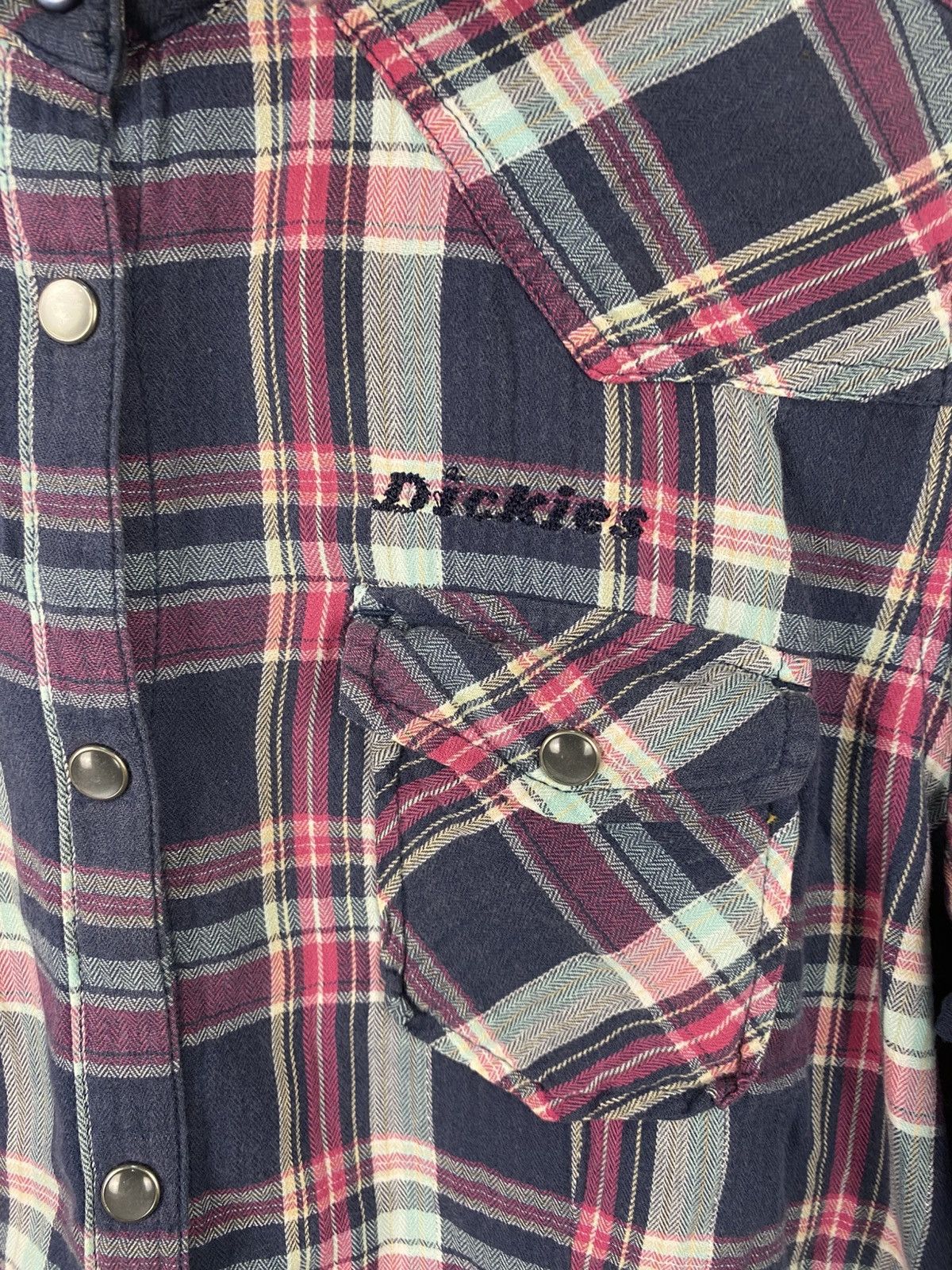 Dickies Dickies Workwear Western Flannel Plaid Shirt Size S / US 4 / IT 40 - 3 Thumbnail