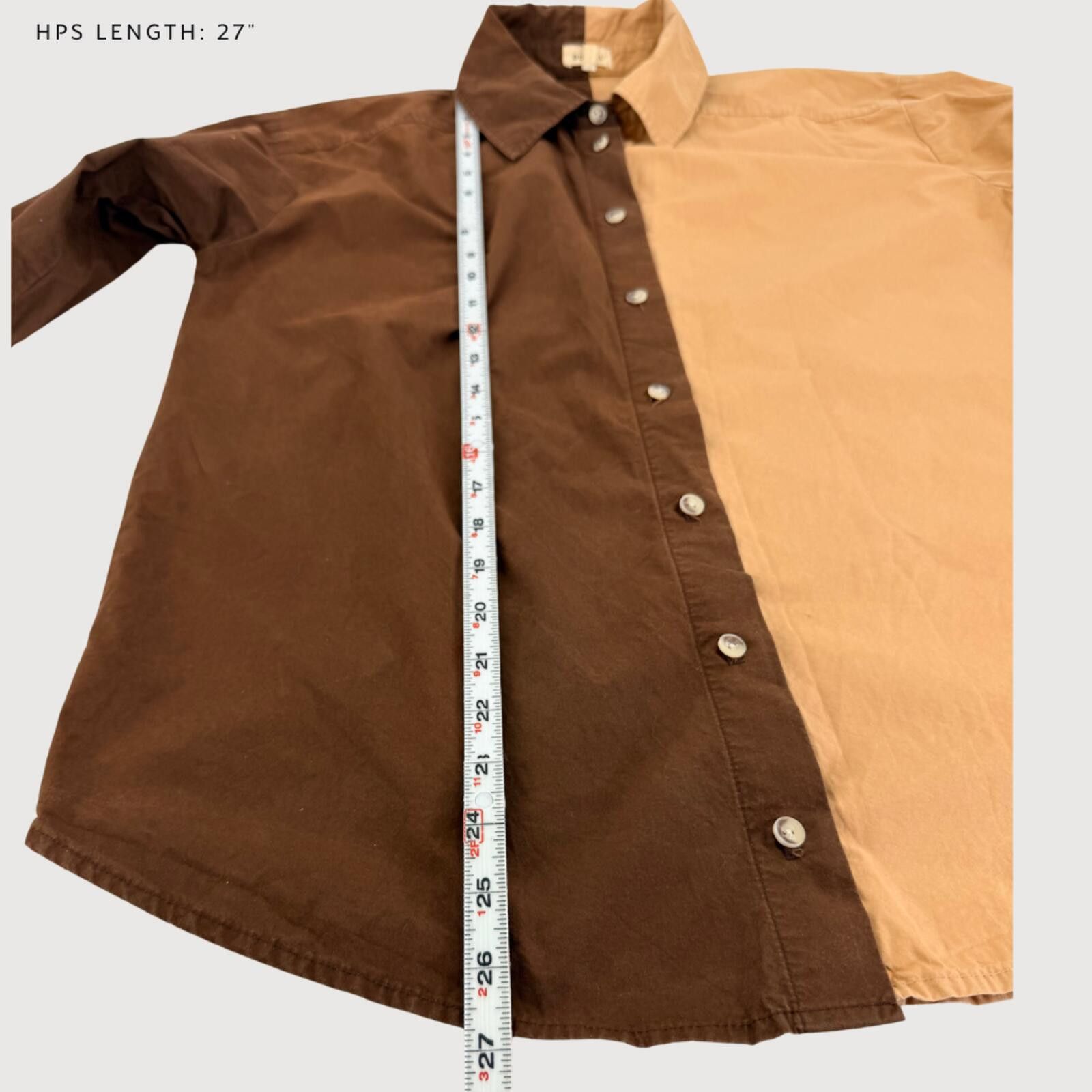 Donna Karan Donni Duo Pop Colorblock Poplin Shirt XS Size XS / US 0-2 / IT 36-38 - 6 Thumbnail