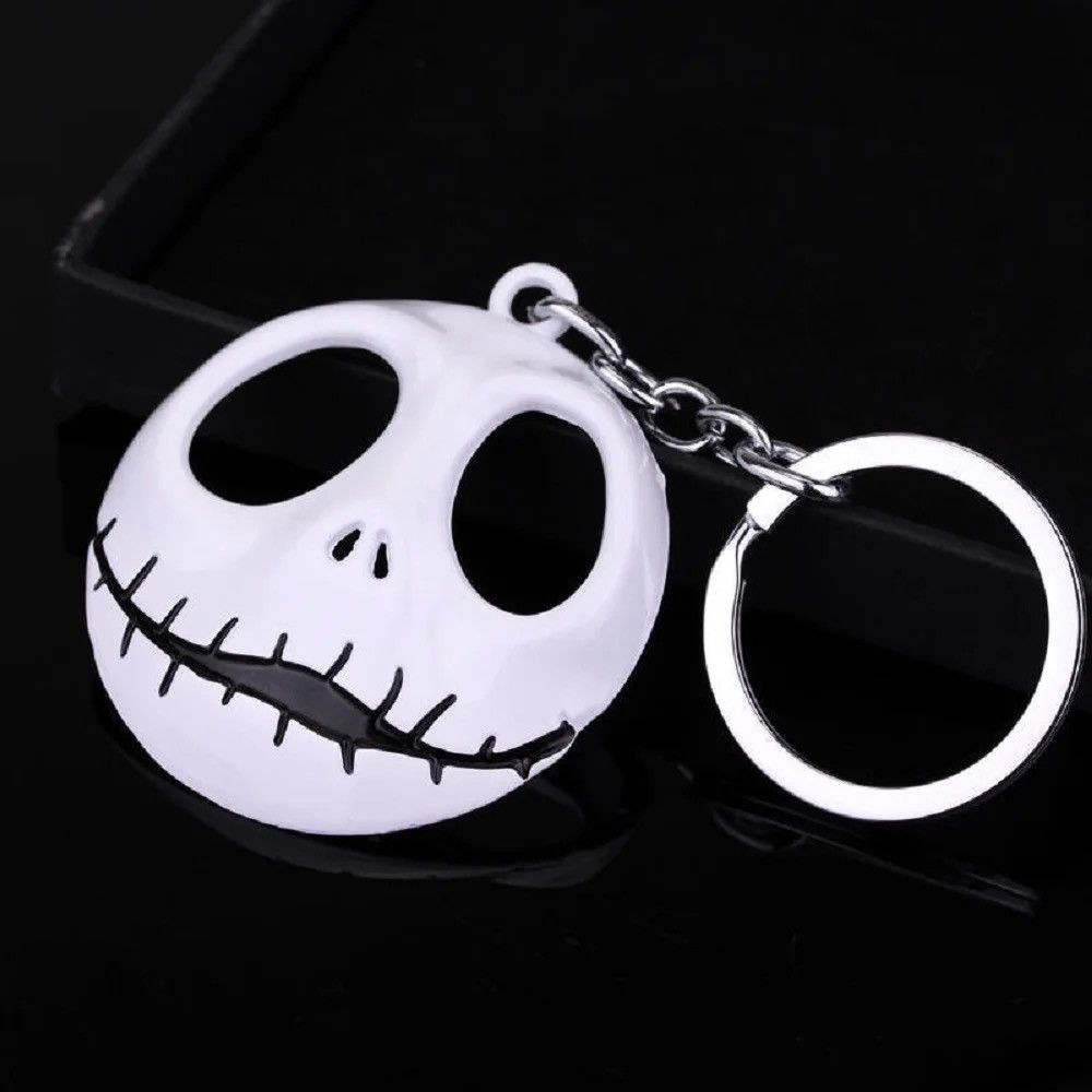 Vintage Retro Goth Nightmare Skull Keychain Size ONE SIZE - 1 Thumbnail