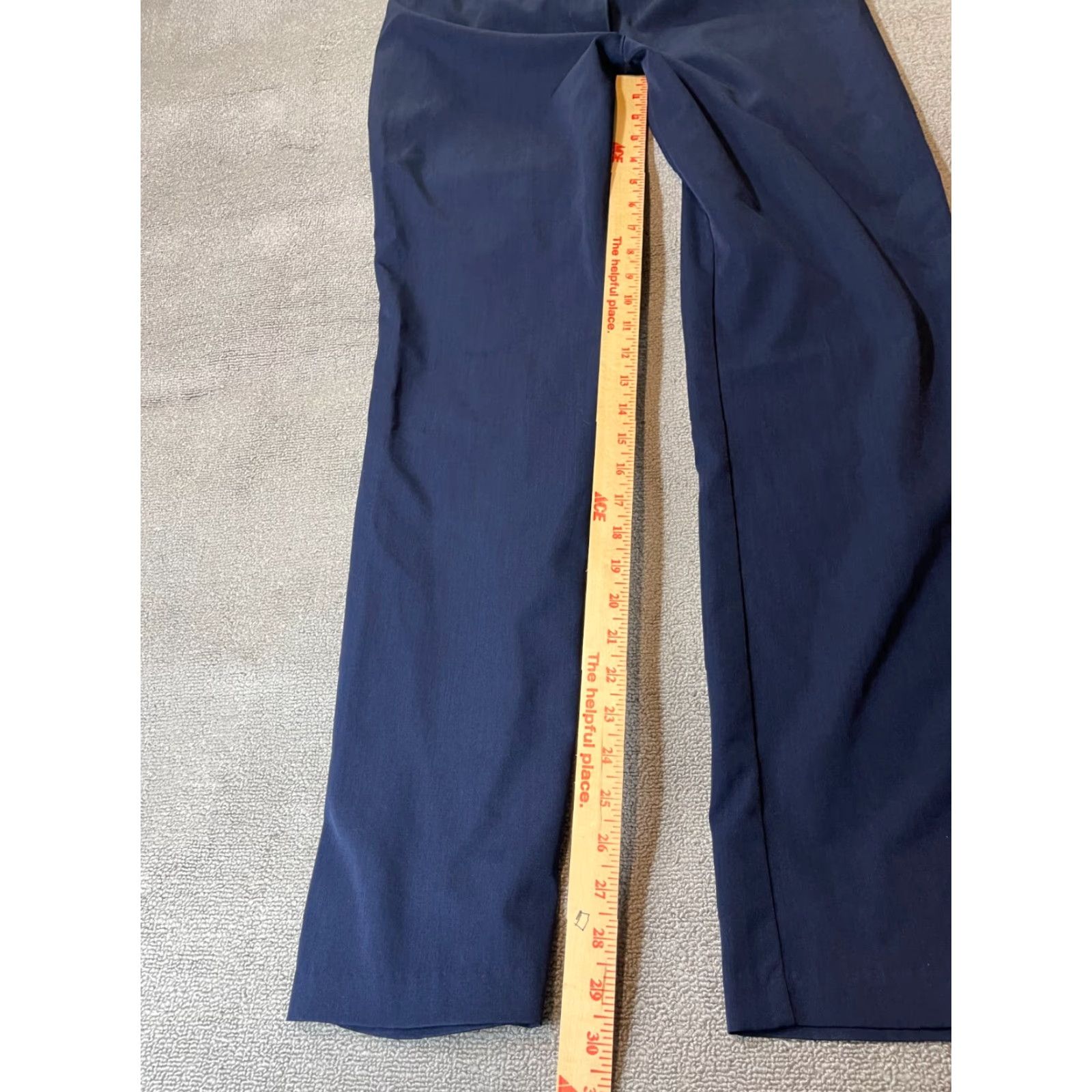 Vintage VINTAGE Jaclyn Smith Pants Dress Pants Women Size 10 Navy Blue Pleasant Front Pleated Solid Blue Womens Size 32" / US 10 / IT 46 - 2 Thumbnail