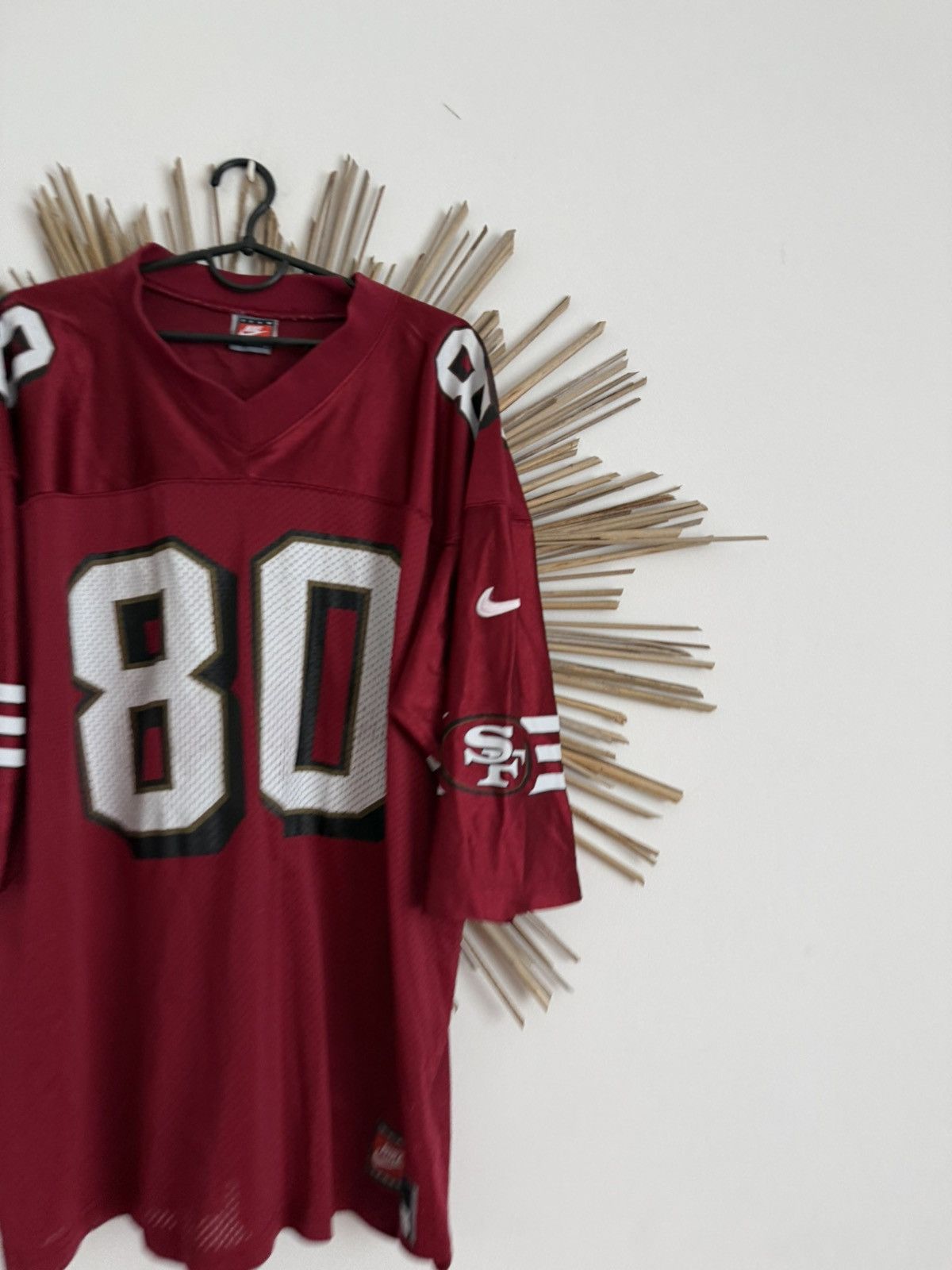 Nike San Francisco 49ers Jerry Rice Vintage 90’s Nike Jersey NFL Size US L / EU 52-54 / 3 - 3 Thumbnail