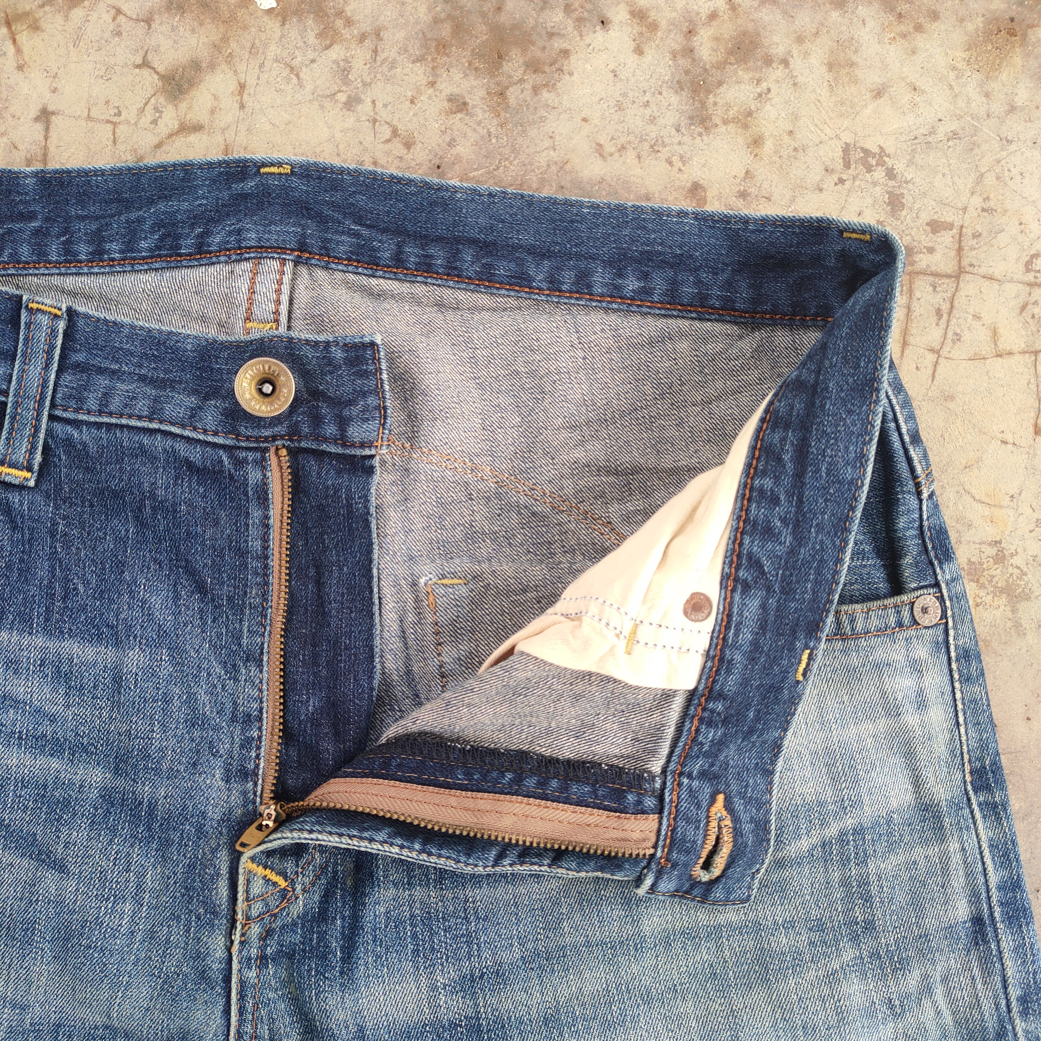Edwin vintage Edwin faded distressed denim jeans pants Size US 38 / EU 54 - 8 Thumbnail