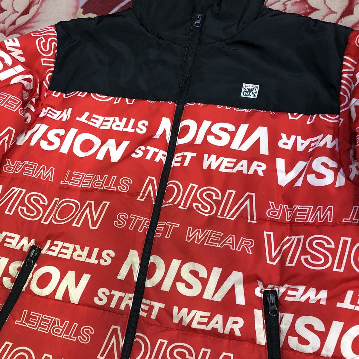 Vision Streetwear Vision Street Wear Spellout Puffer Light Jacket Size US L / EU 52-54 / 3 - 3 Thumbnail