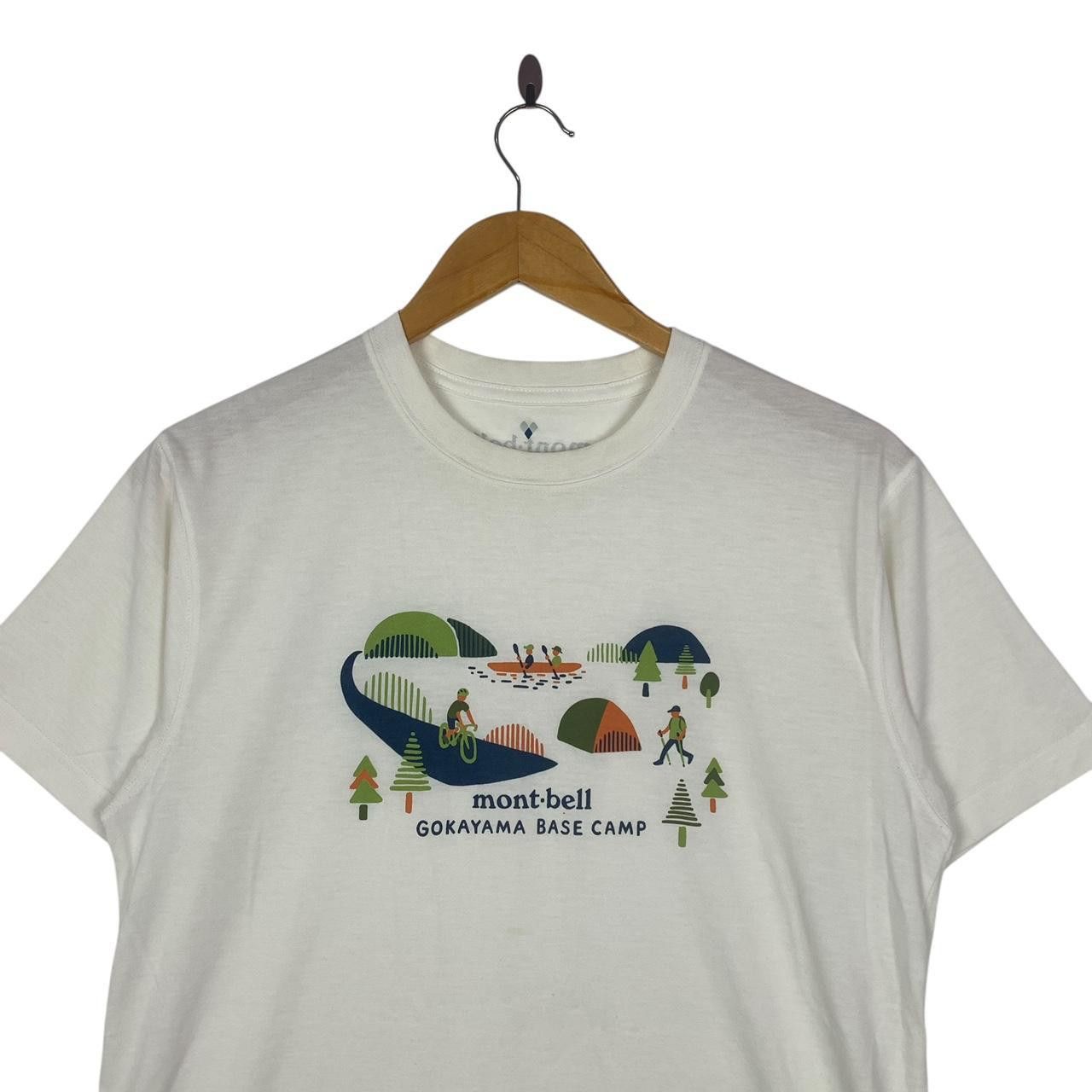 Vintage Vintage MONTBELL GOKAYAMA BASE CAMP Outdoor Tee Shirt Size S / US 4 / IT 40 - 2 Thumbnail