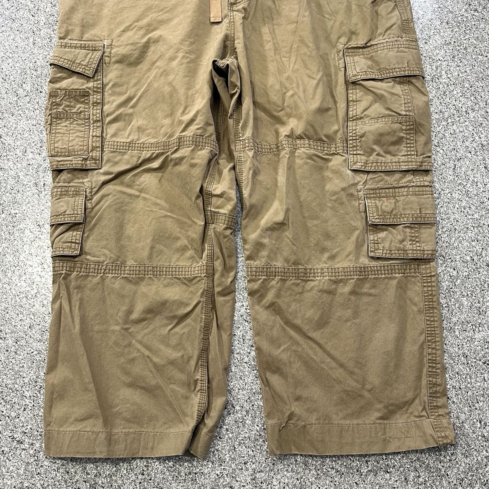 Orvis OLD NAVY Surplus Cargo Pants Mens 46x30 Brown Vintage Cargo Pants Mens 46 30 Brown Size US 38 / EU 54 - 3 Thumbnail