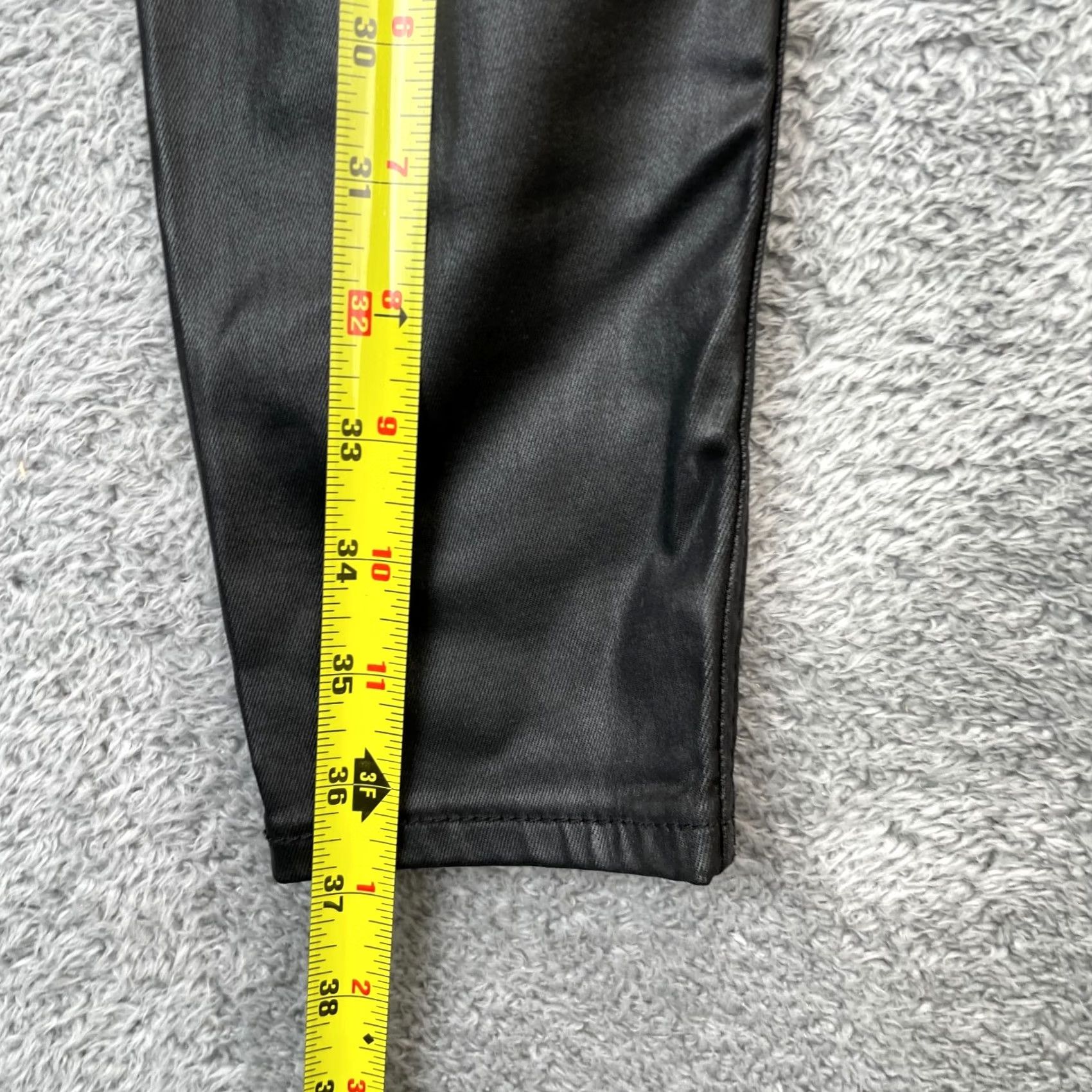 Vintage KUT from the Kloth Pants Womens 2 Black Donna Fab Ab Ankle Skinny Faux Leather Size 26" / US 2 / IT 38 - 6 Thumbnail