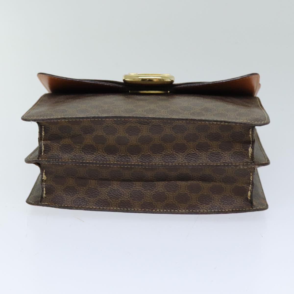 Celine CELINE Macadam Canvas Hand Bag Pvc Brown Size ONE SIZE - 5 Thumbnail