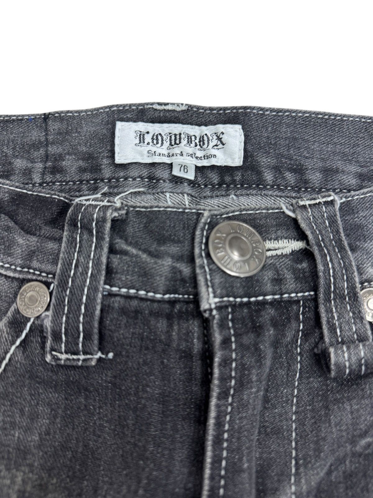 Hysteric Glamour LOWBOX SMOKED ACID WASHED JUNYA WATANABE STYLE DENIM Size US 29 - 9 Thumbnail