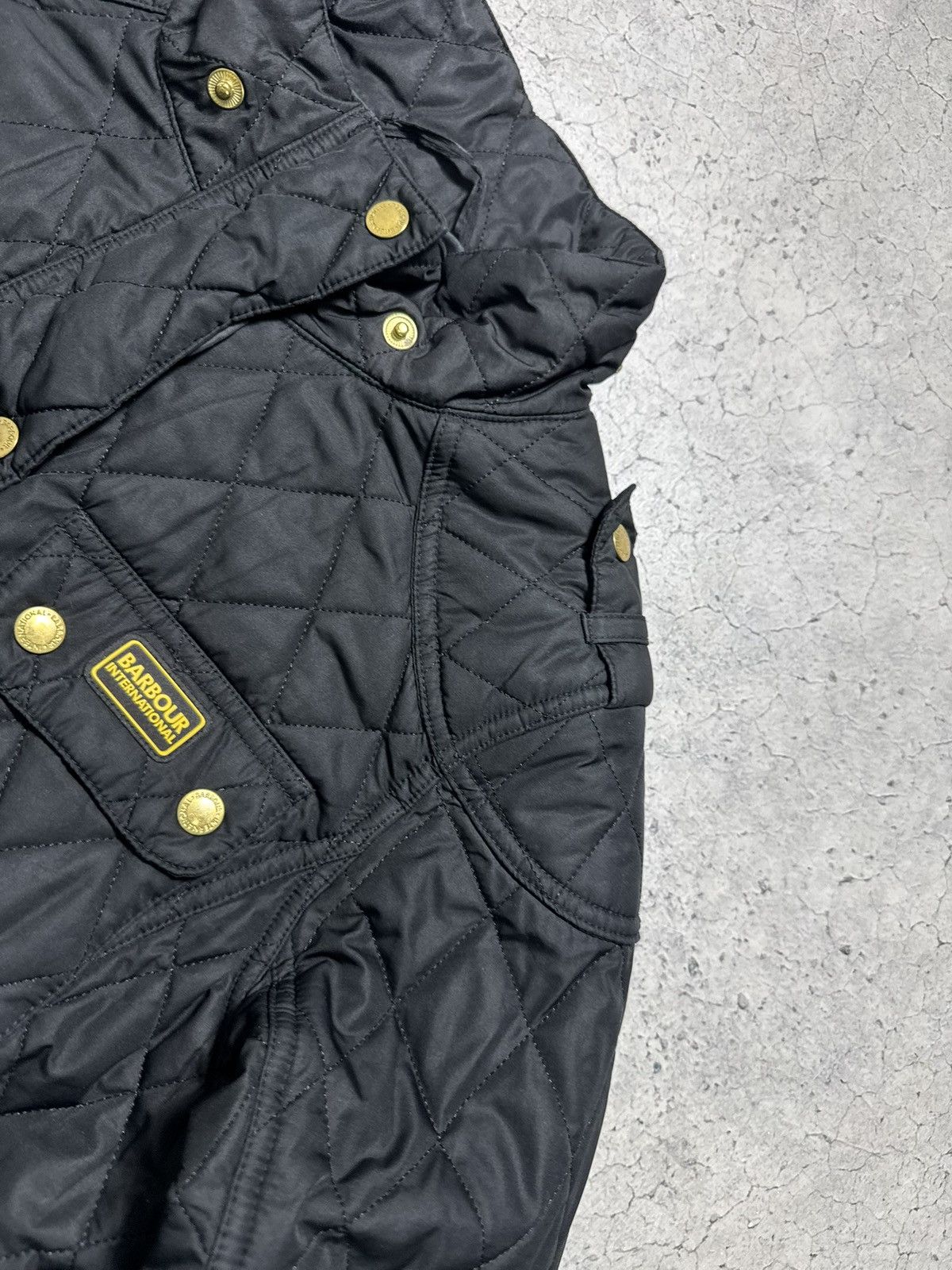 Barbour Barbour Quilted Intl Enduro Women’s Parka Jacket Black Size XL / US 12-14 / IT 48-50 - 6 Thumbnail