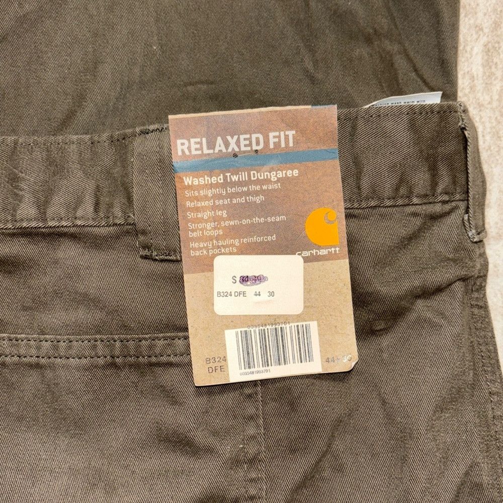 Carhartt NWT Carhartt will carpenter pants 44 x 30 army green relaxe Size US 44 / EU 60 - 2 Thumbnail
