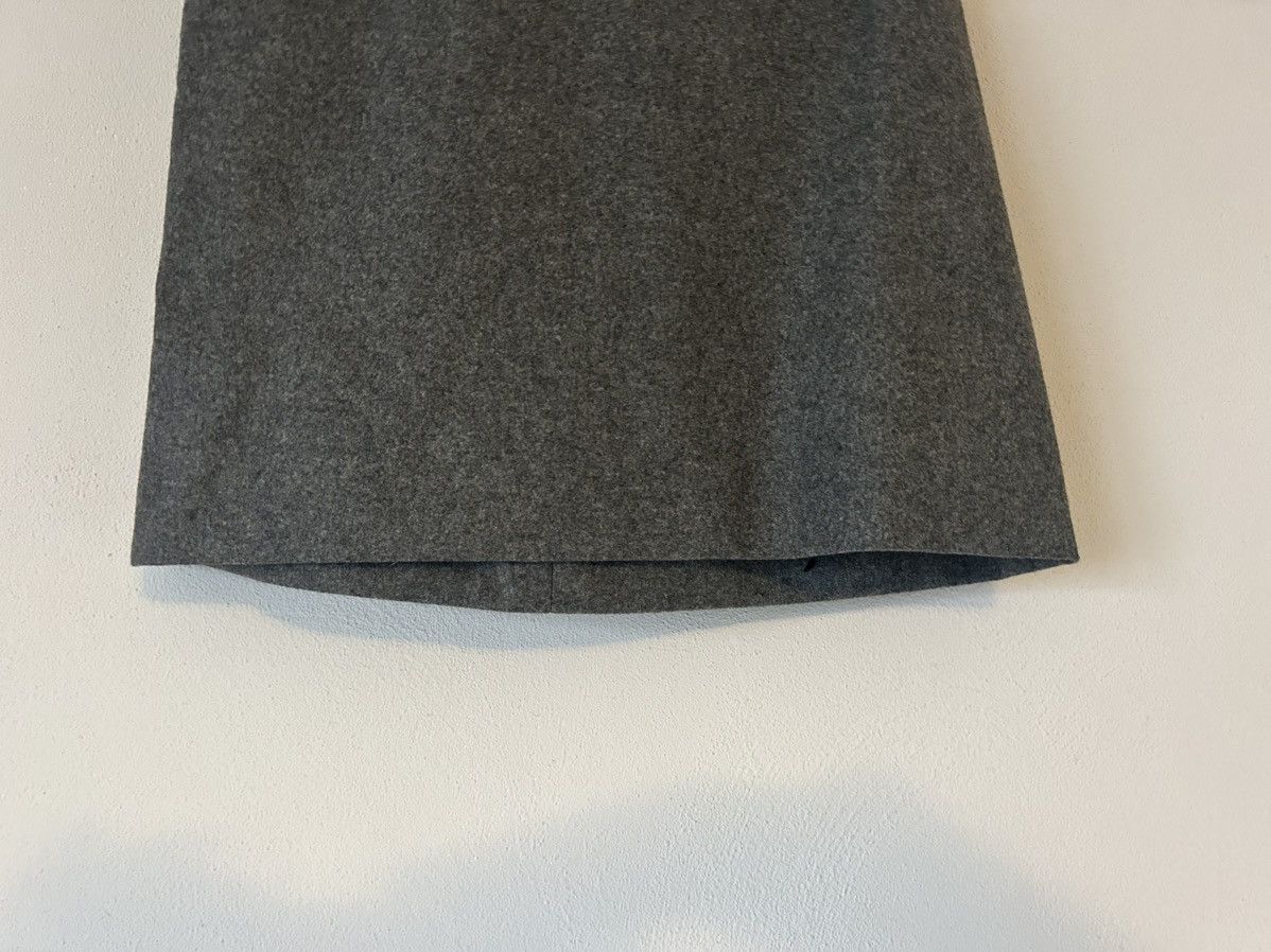Celine Celine Grey Wool-Cashmere Blend Skirt - Size 38 Size 27" / US 4 / IT 40 - 4 Thumbnail