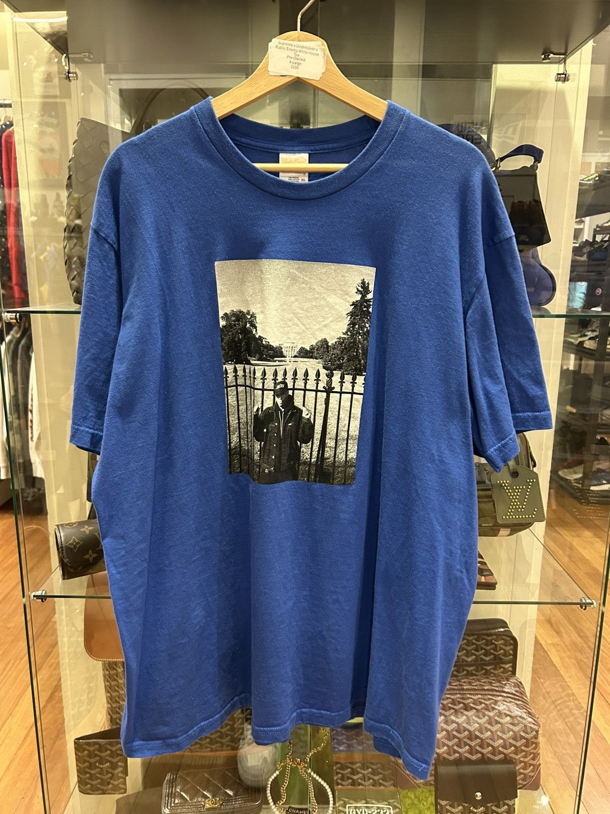 Supreme Supreme X Undercover Public Enemy White House Tee Size US XL / EU 56 / 4 - 1 Thumbnail