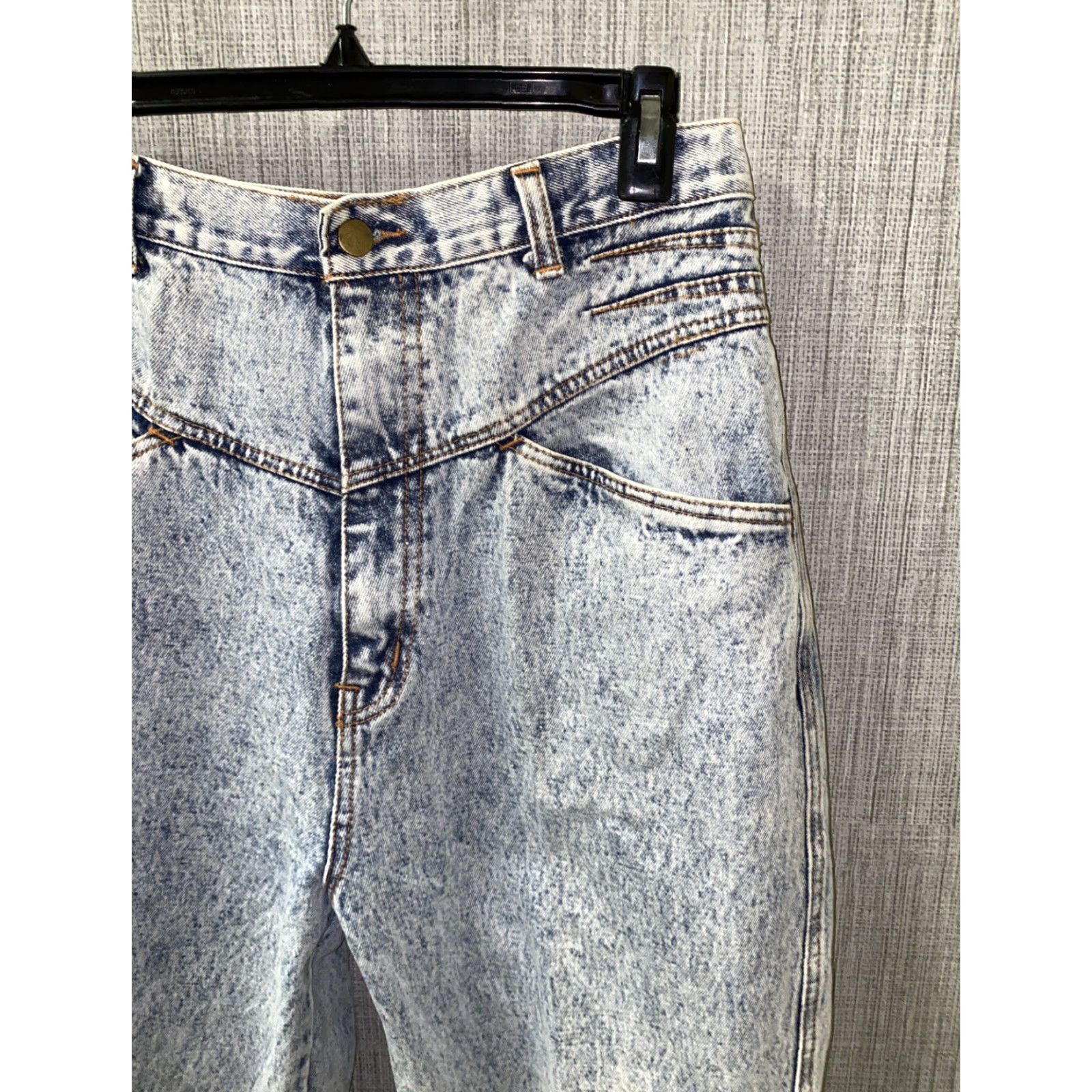 Vintage VINTAGE Willow Bay Womens Jeans Denim Zip Fly Acid Wash 29 In 30 In Blue Size 13 Regular Women Mens? Size 29" - 2 Thumbnail