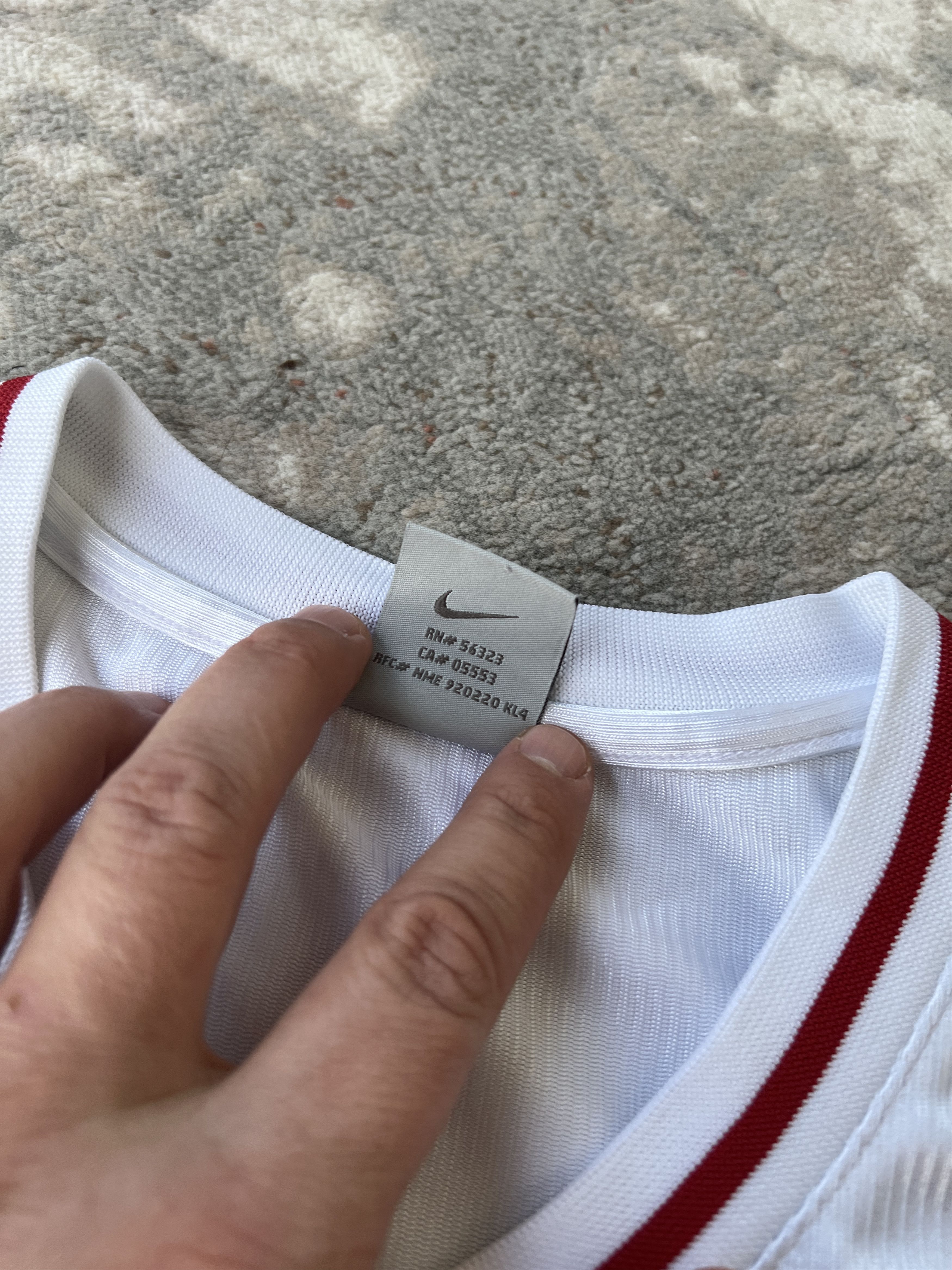 Nike Nike Team Vintage Jersey Size US XL / EU 56 / 4 - 4 Thumbnail
