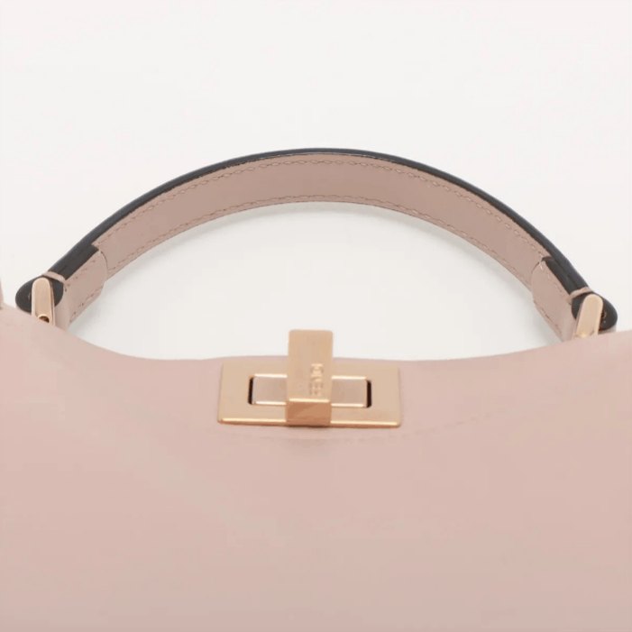 Fendi Mini Peekaboo Leather Studs Two-Way Handbag Size ONE SIZE - 6 Thumbnail