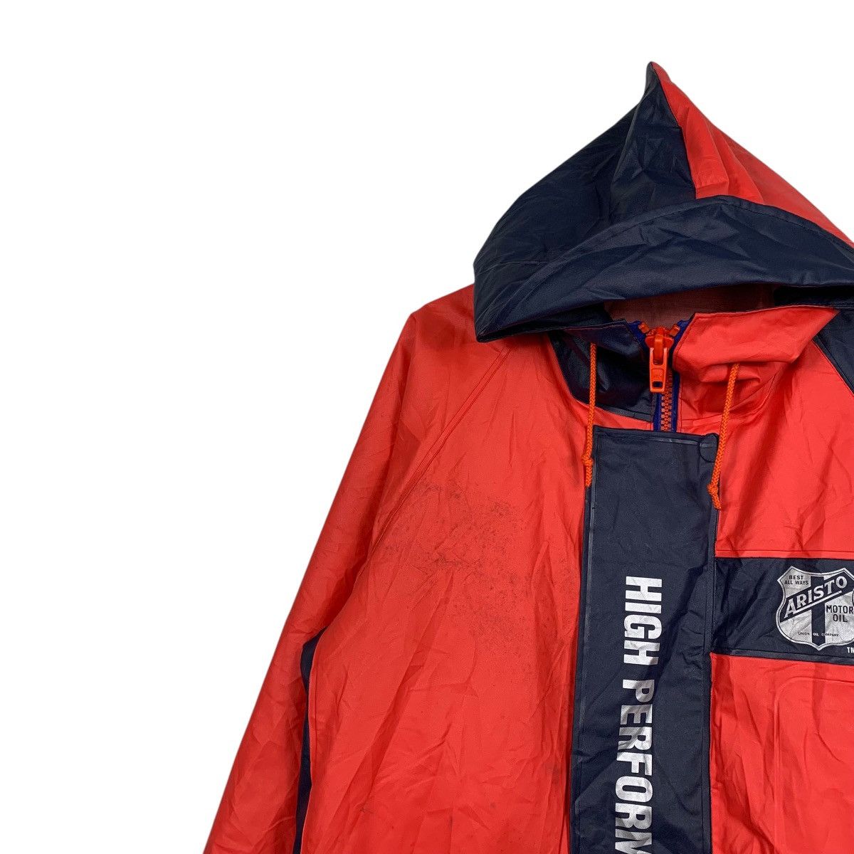 Japanese Brand Union 76 Racing Hooded Windbreaker Jacket Size US XXL / EU 58 / 5 - 6 Thumbnail