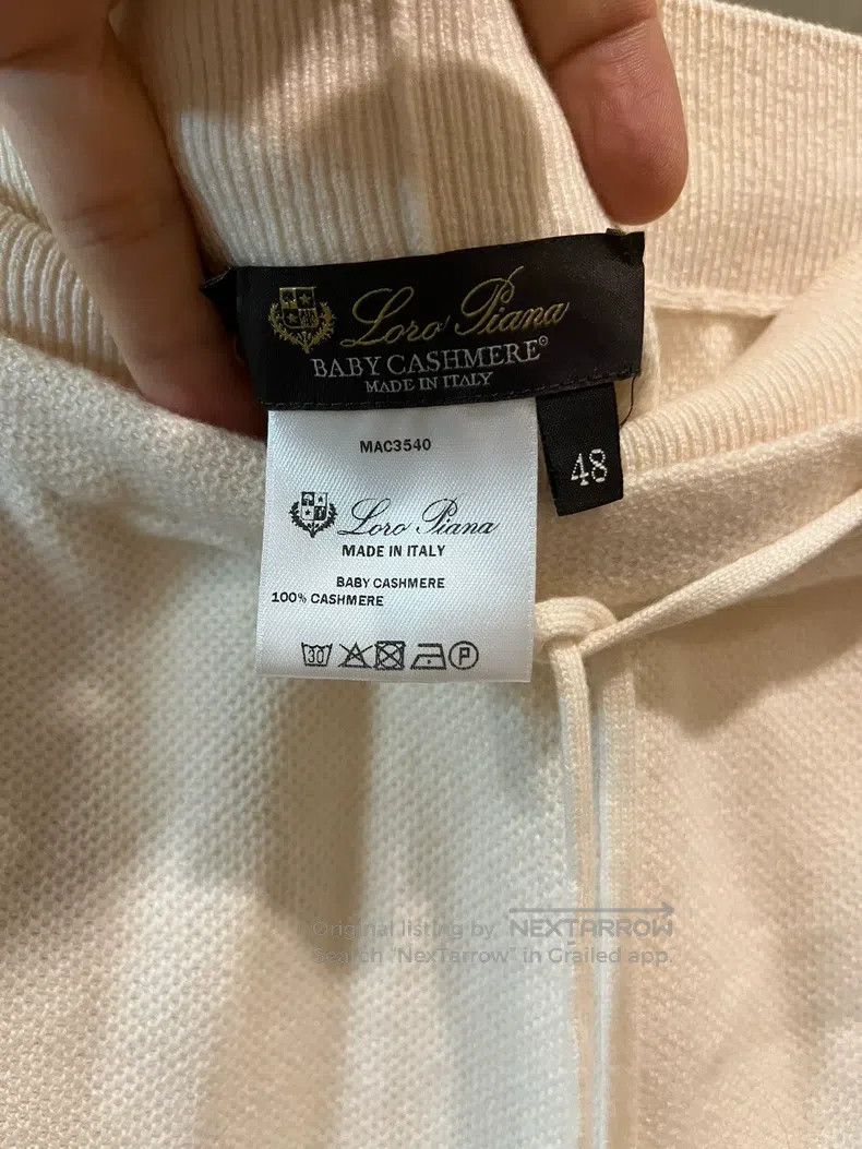 Loro Piana Loro Piana Tied baby cashmere long dress Size 32" / US 10 / IT 46 - 2 Thumbnail