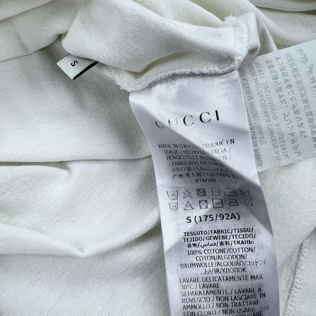 Gucci Gucci GG Logo White T Shirt Size US S / EU 44-46 / 1 - 4 Thumbnail