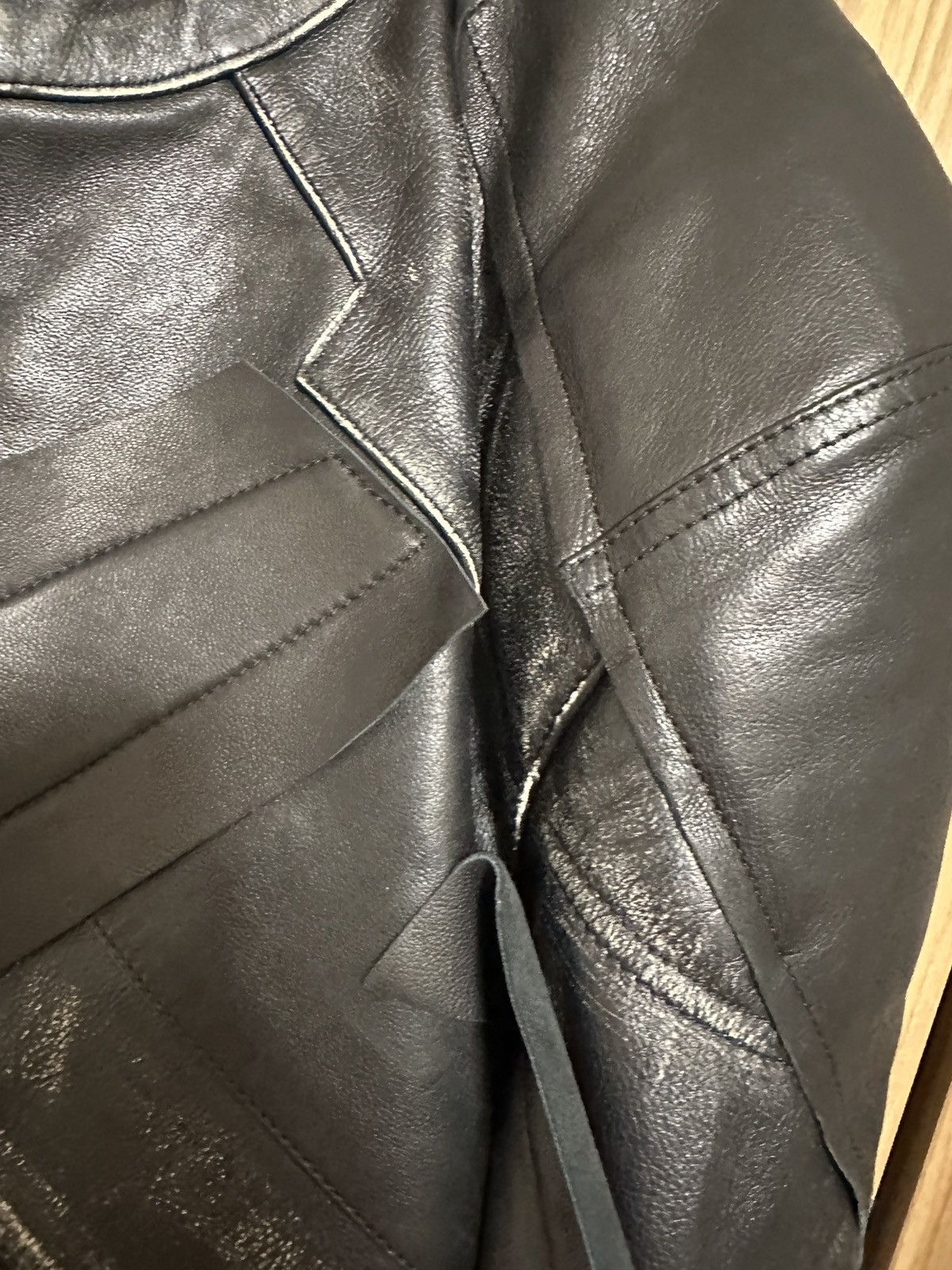 Acne Studios Acne Studios FW23 Runway Paneled Cropped Leather Jacket Size US L / EU 52-54 / 3 - 7 Thumbnail