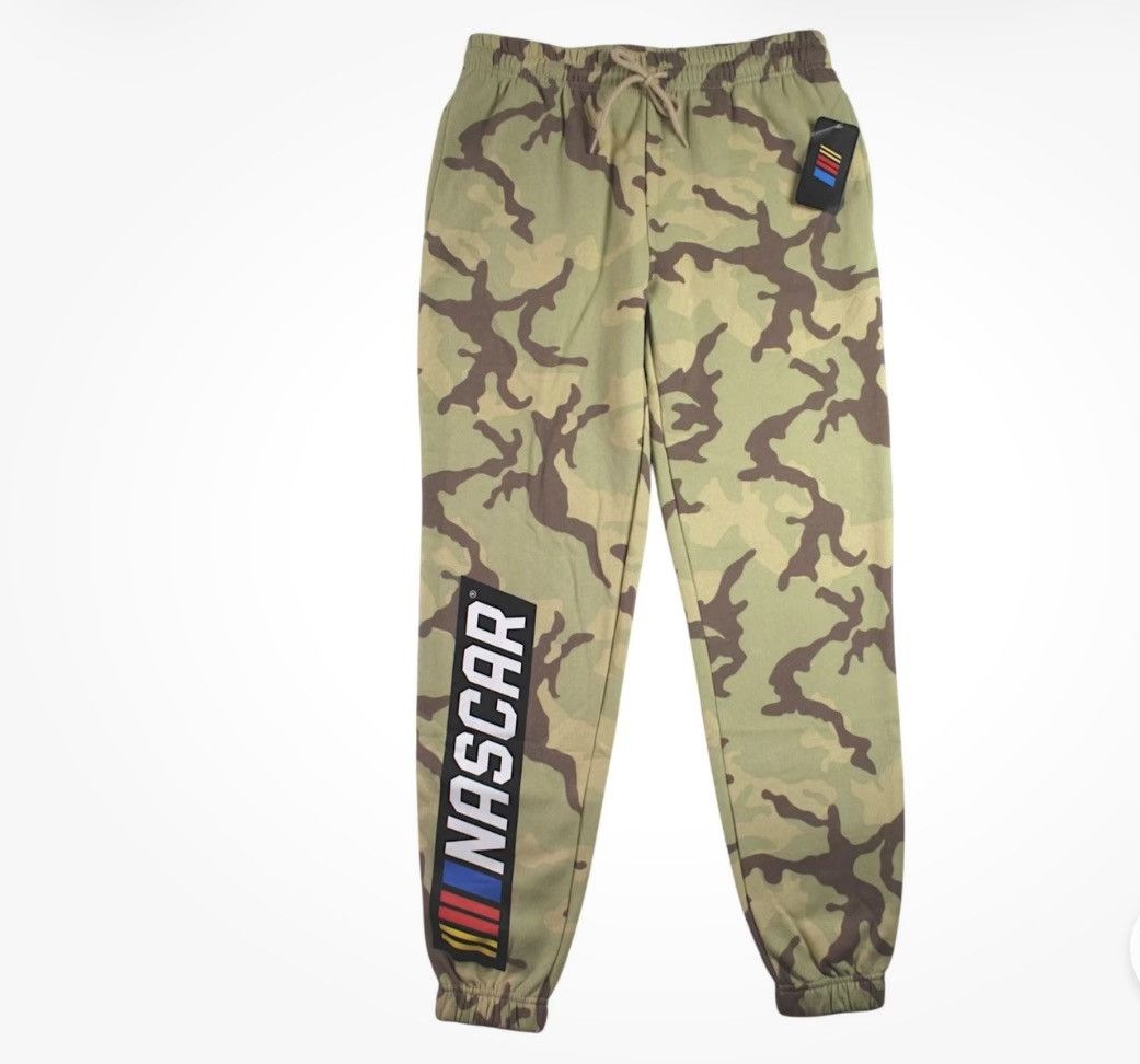 NASCAR Nascar Beige Camo Jogger Pants with Logo Size 28" / US 6 / IT 42 - 1 Thumbnail