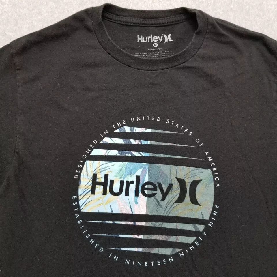 Hurley Hurley Shirt Mens Medium Short Sleeve Crew Neck Logo Casual Size US M / EU 48-50 / 2 - 4 Thumbnail