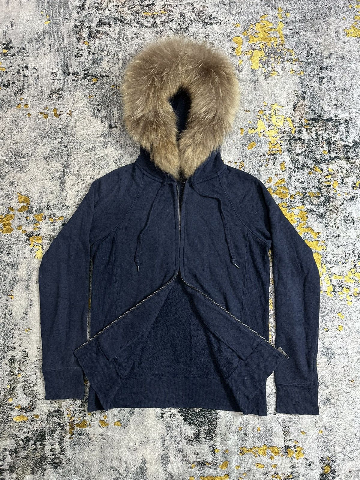 20471120 FUR ZIP UP HOODIE UNIQLO IFSIXWASNINE LGB STYLE Size US M / EU 48-50 / 2 - 3 Thumbnail