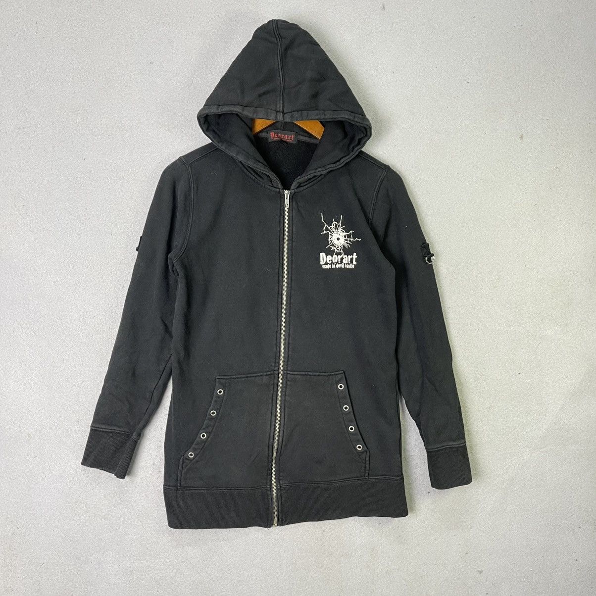 Seditionaries Deorart “Dead Alive” Skeleton Graphic Zip Hoodie Size US S / EU 44-46 / 1 - 3 Thumbnail