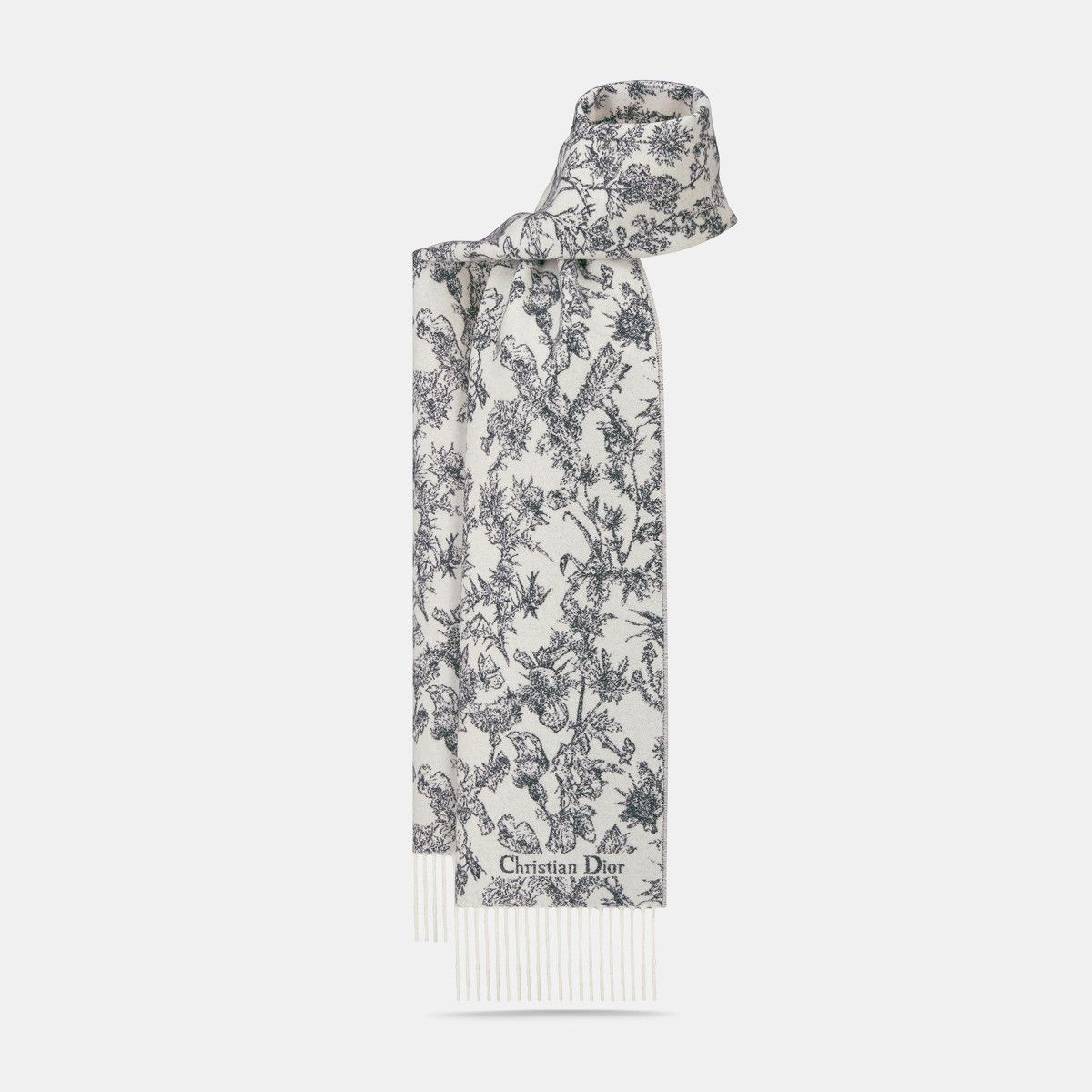 Dior o1bcso1str0226 Size:OS/Chardons Scarf in Nevy Blue Size ONE SIZE - 2 Thumbnail