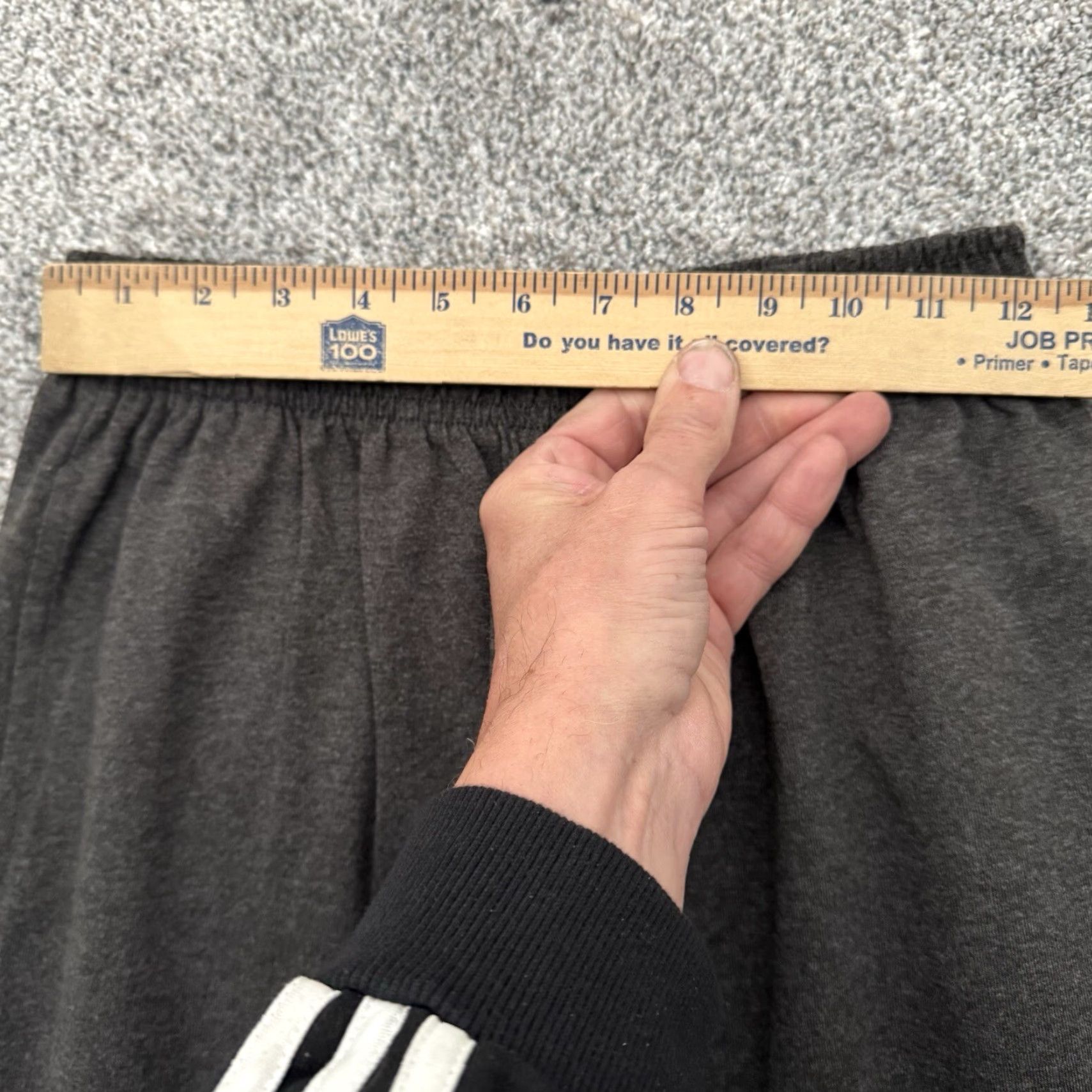 Vintage 90s Vintage Stefano Basics Knit Pants Womens Medium High Rise Elastic Minimalist Jogger Tapered 26.5in Inseam Gray USA 60% Cotton 40% Polyester/ Size 32" / US 10 / IT 46 - 4 Thumbnail