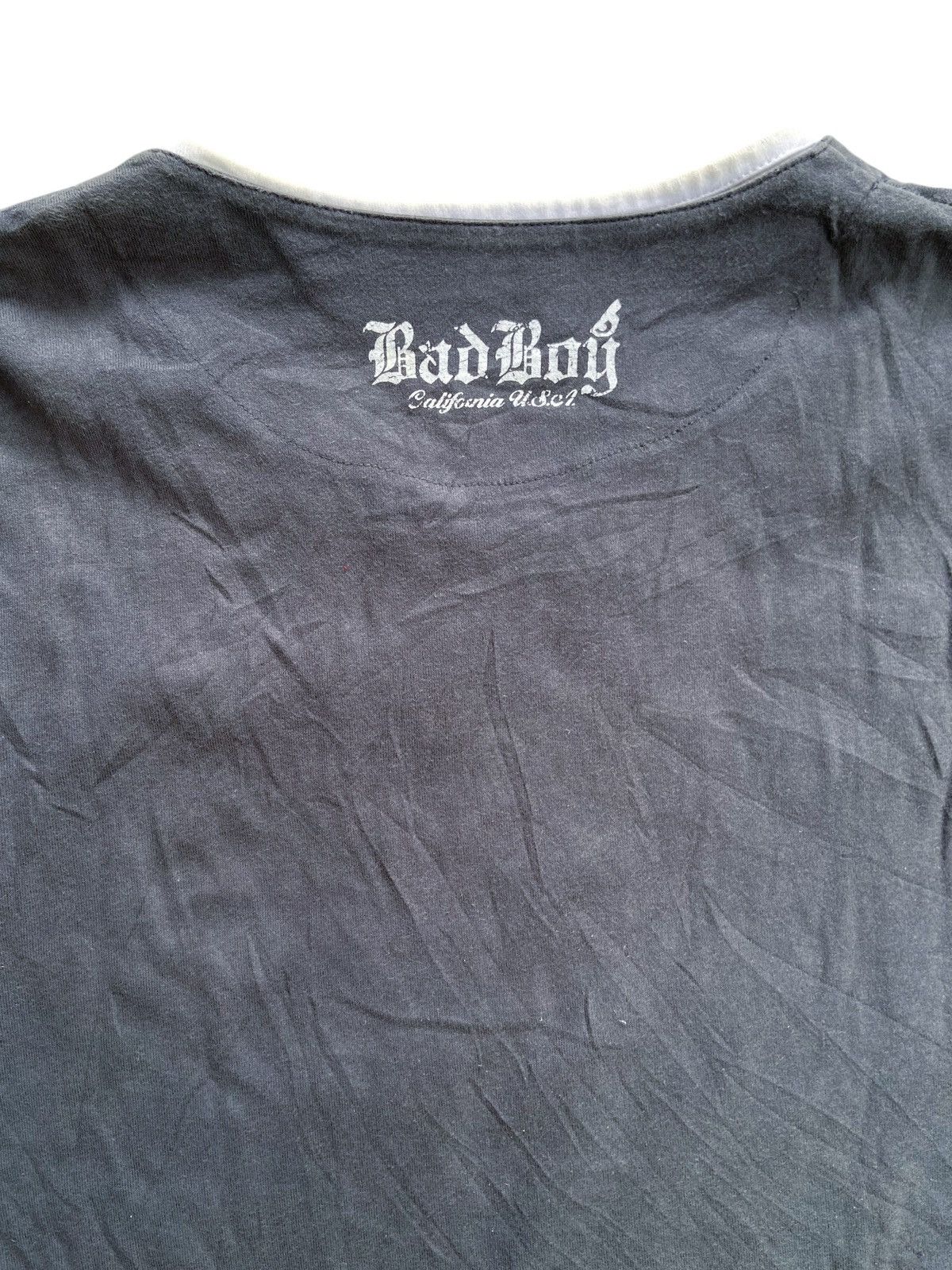 Japanese Brand BAD BOY PUNK POEM STYLE TEE Size US XL / EU 56 / 4 - 9 Thumbnail