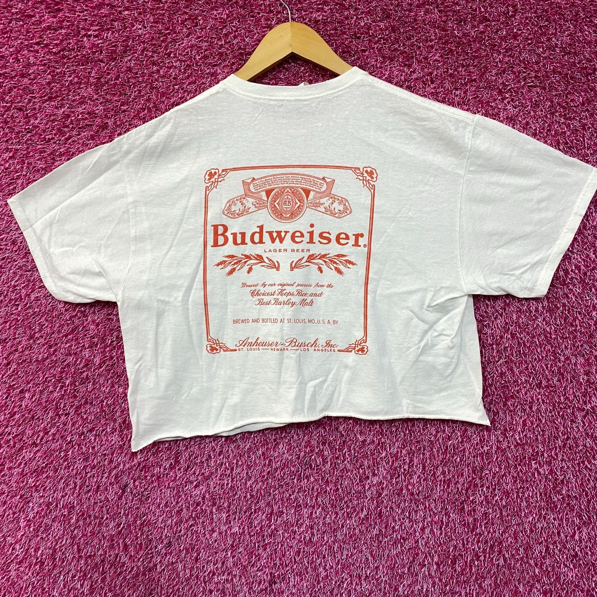 Budweiser Budweiser Retro Style Crop Top size Large Size L / US 10 / IT 46 - 1 Thumbnail