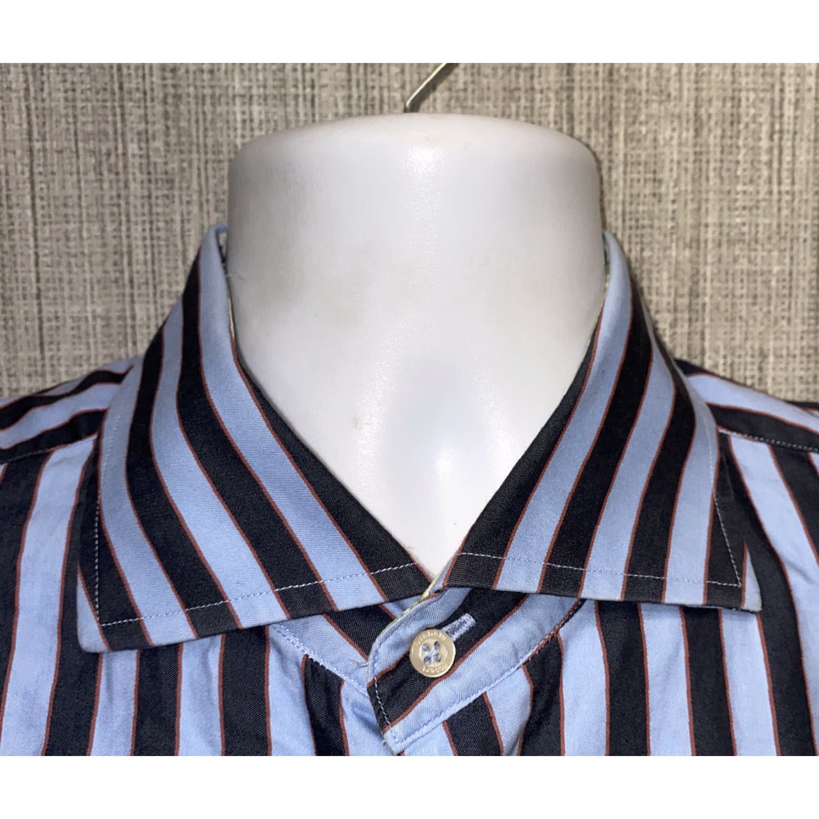 Robert Graham Robert Graham Long Sleeve Striped Button Down Shirt Blue XL Mens Size US XL / EU 56 / 4 - 3 Thumbnail