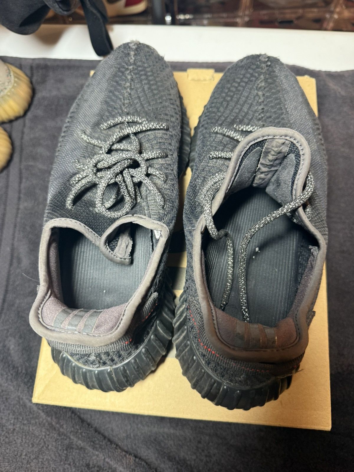 Adidas × Kanye West Adidas yeezy boost 350 v2 BLACK Size US 10.5 / EU 43-44 - 12 Thumbnail