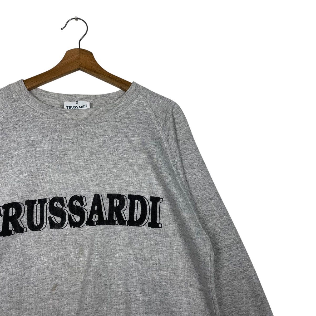 Trussardi Trussardi Big Logo Crewneck Sweatshirt Size US M / EU 48-50 / 2 - 5 Thumbnail