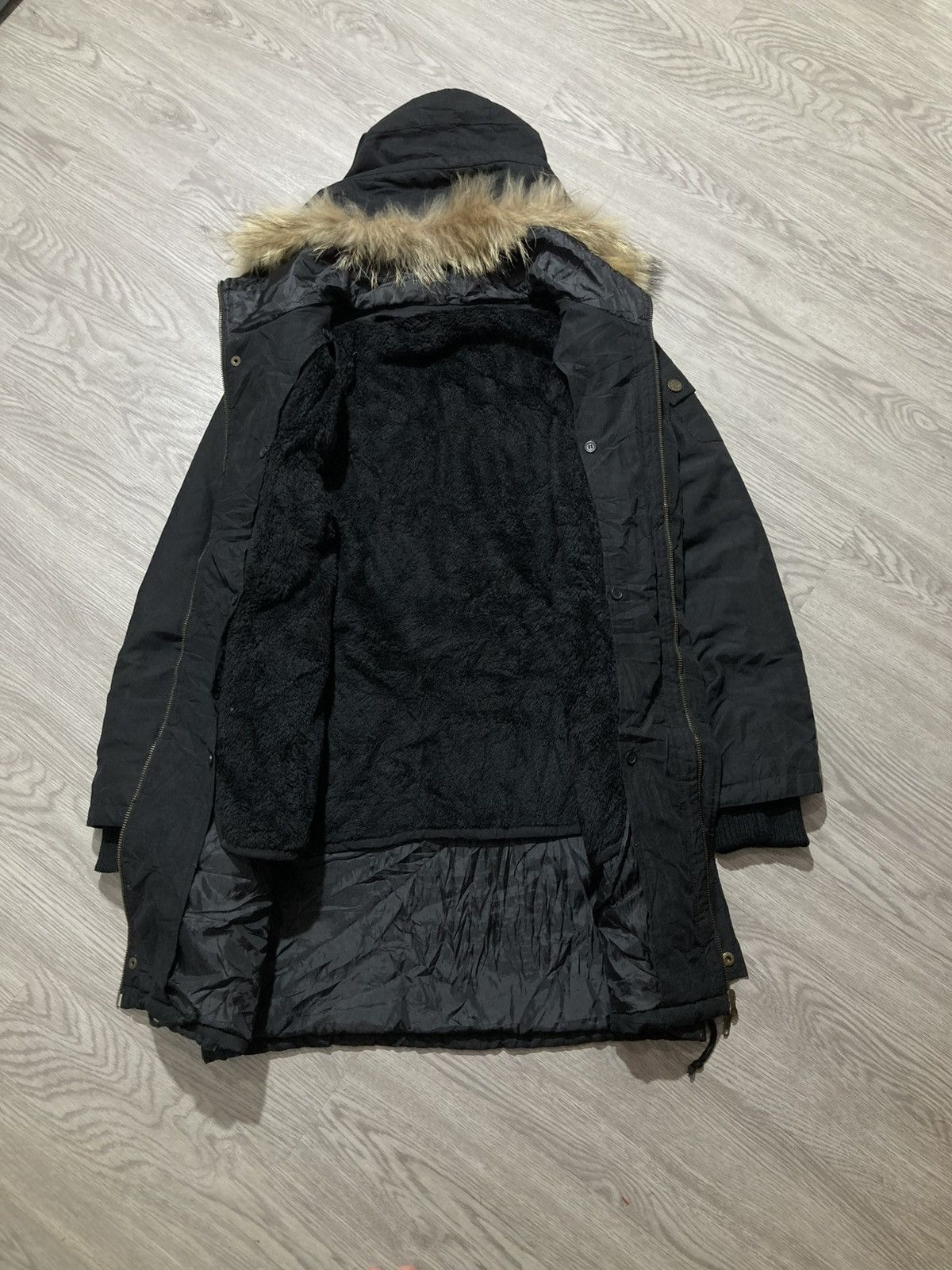 If Six Was Nine 2000s Banana Seven Down Fur Jacket Goa Apocalypse Style Size US S / EU 44-46 / 1 - 11 Thumbnail