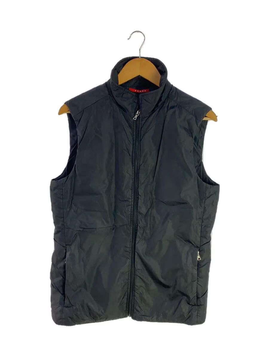 image of Prada Archive High Neck Sport Vest in Black, Men's (Size Small)