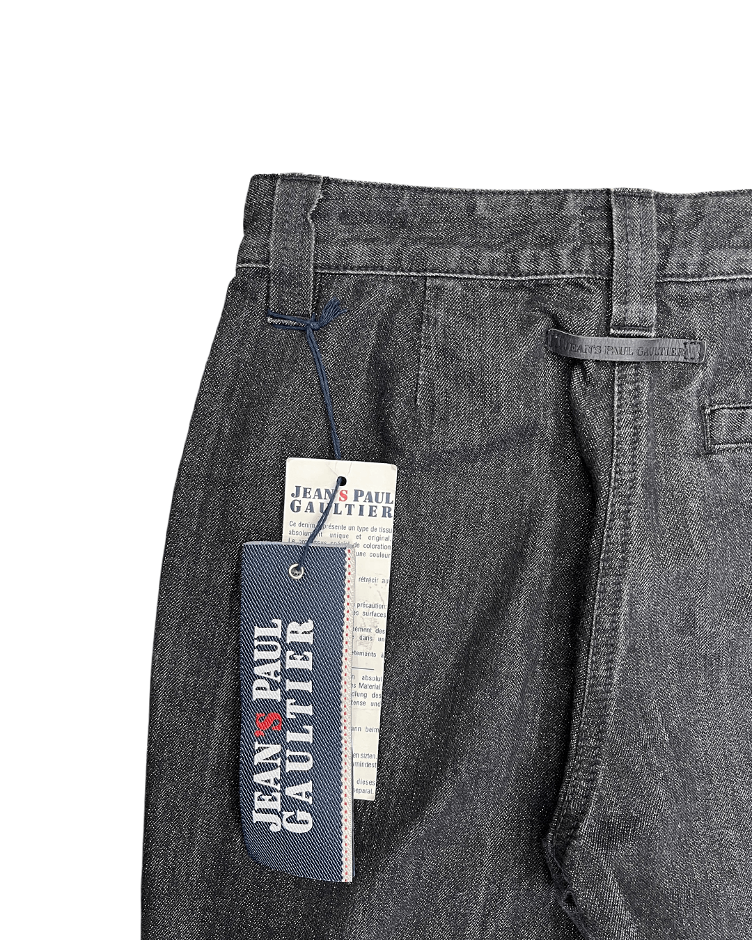 Jean Paul Gaultier Jean Paul Gaultier Glitter Pearl Black Denim Pants Size 28" / US 6 / IT 42 - 9 Thumbnail