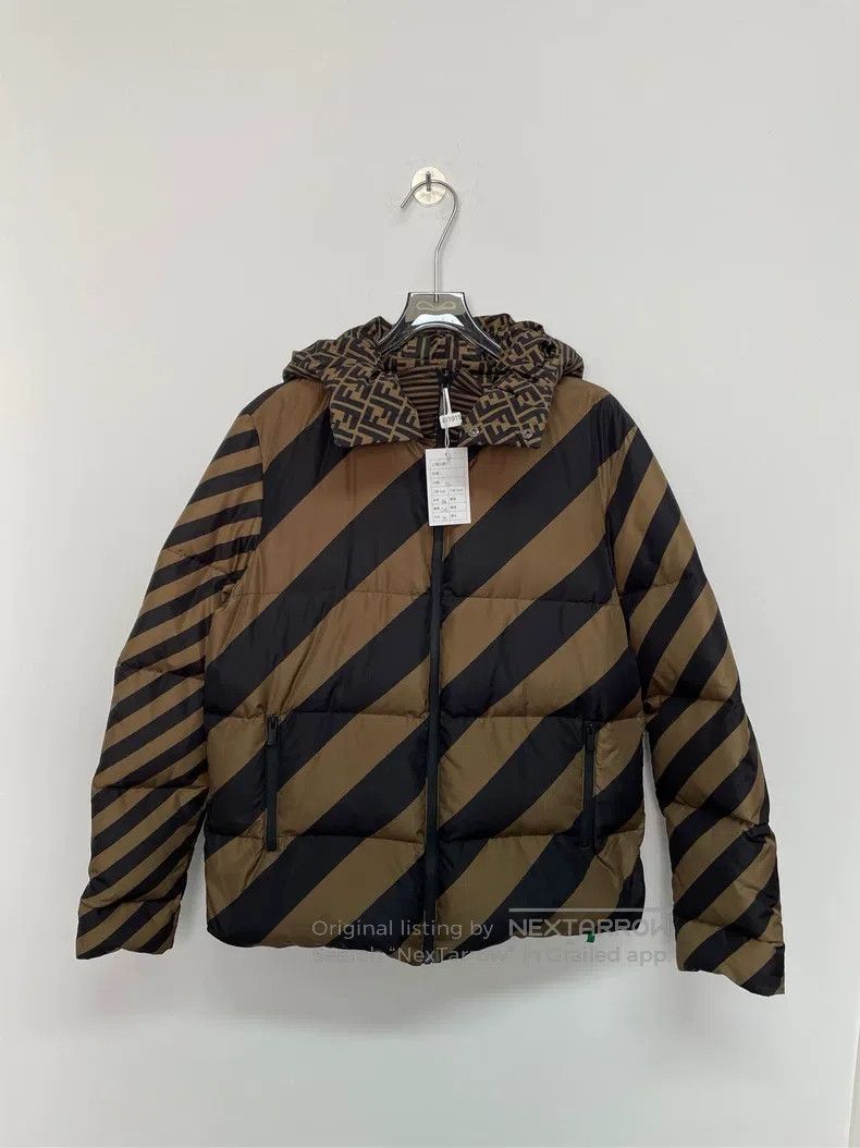 Fendi Fendi Printed Reversible Down Jacket Size US L / EU 52-54 / 3 - 1 Thumbnail