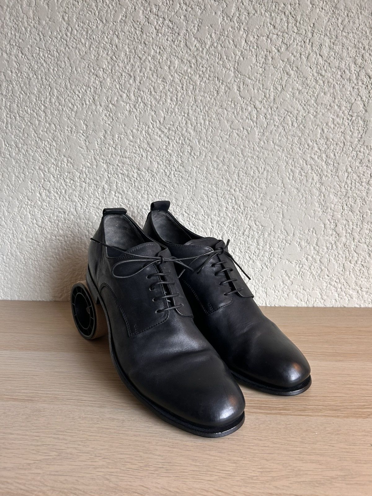 Officine Creative Black Stereo 003 Derby Shoes Size US 11 / EU 44 - 4 Thumbnail