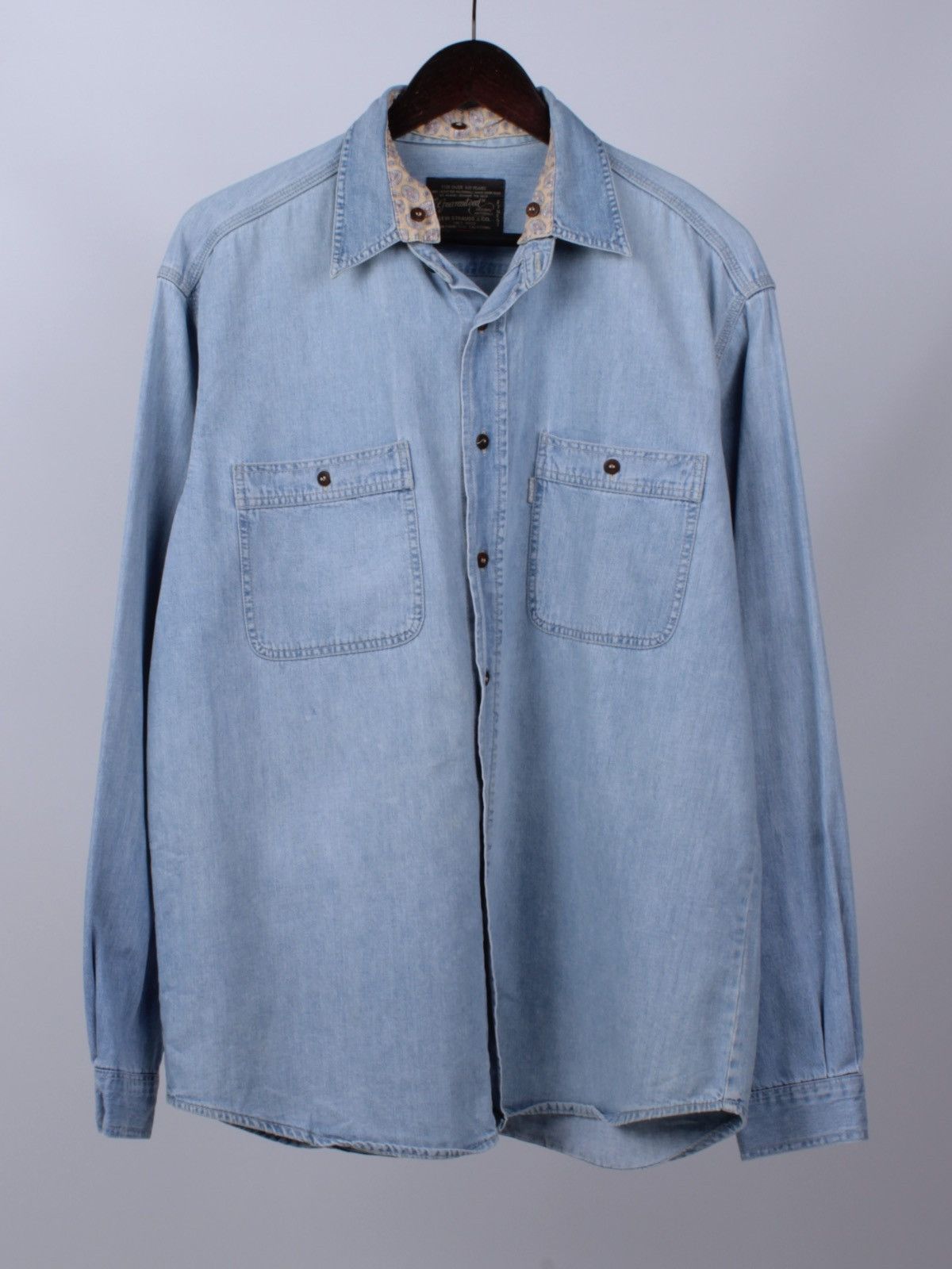 Levi's × Vintage LEVIS Vintage 3 in 1 Collar Guaranteed Jeans Denim Shirt Size US L / EU 52-54 / 3 - 2 Thumbnail