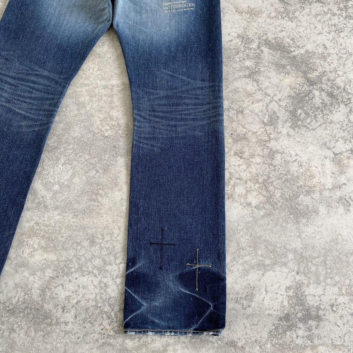 HYDROGEN Hydrogen made In Japan Skull 💀 Goth Denim Jeans Size US 32 / EU 48 - 17 Thumbnail