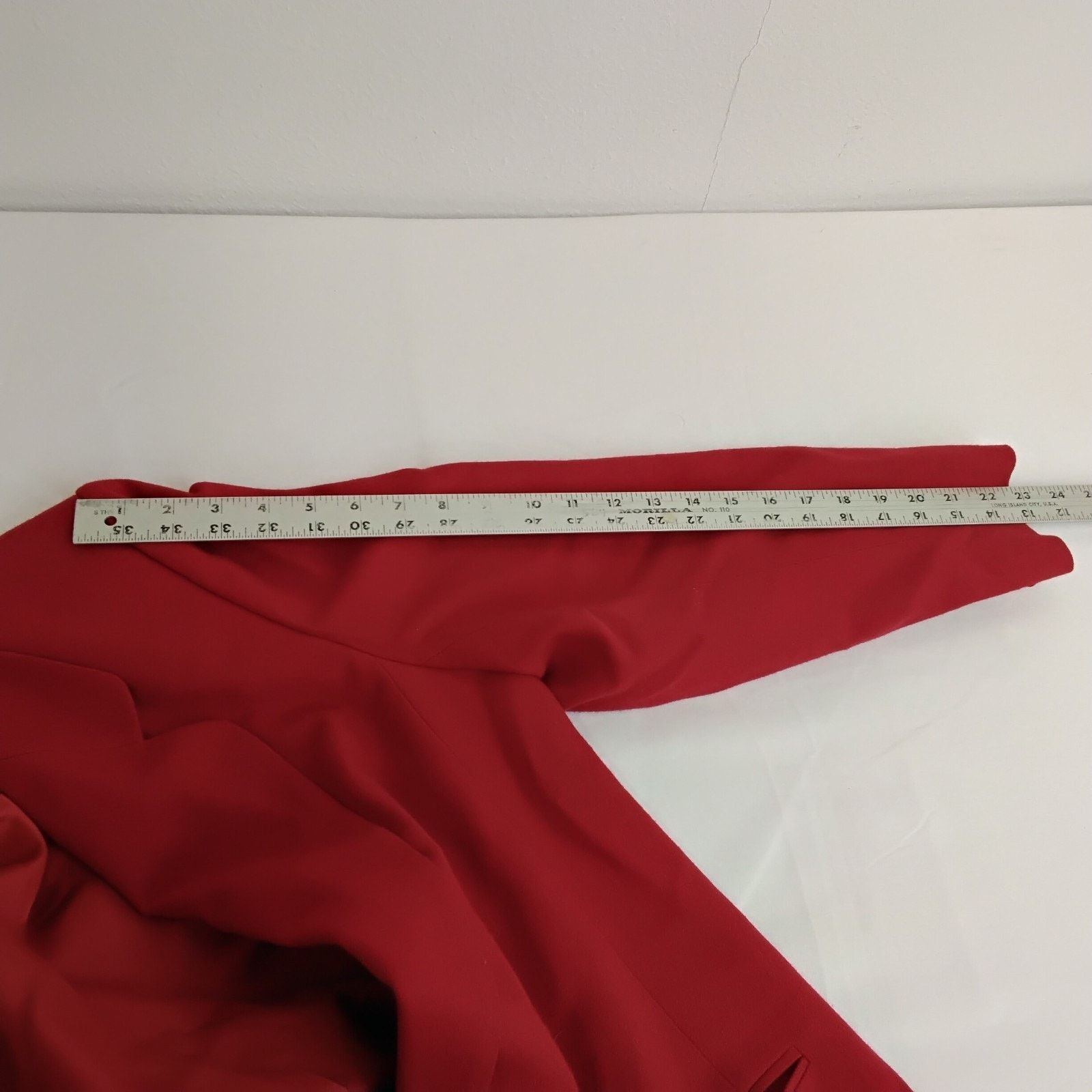 Pendleton Pendleton Wool Blazer Women's XL (16) Red Vintage USA Size XXL / US 16-18 / IT 52-54 - 13 Thumbnail