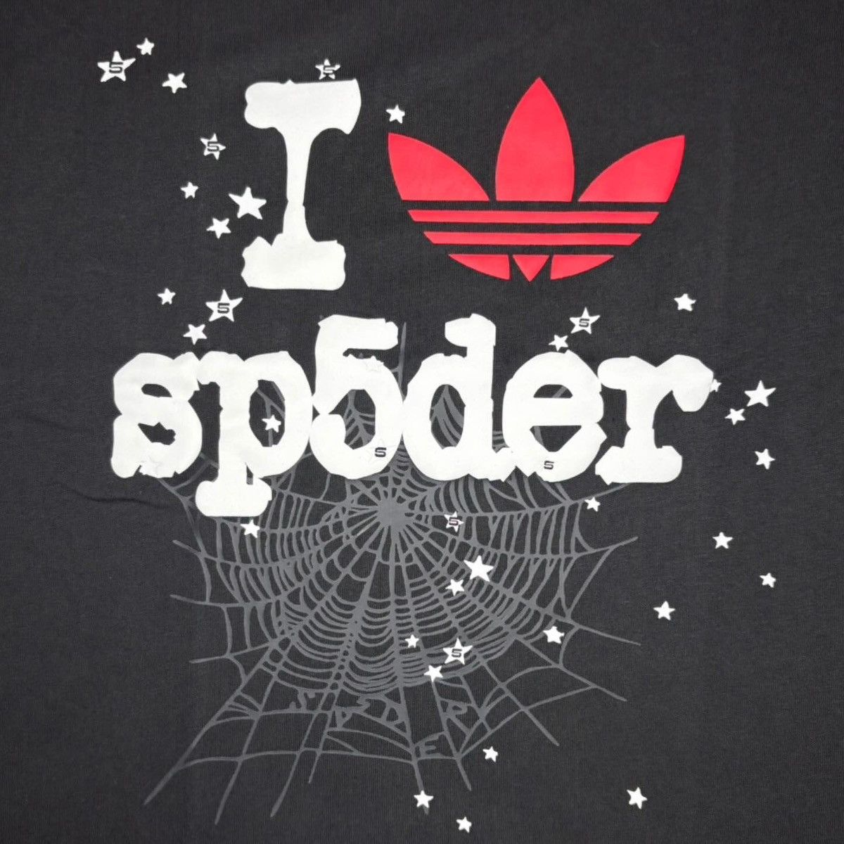 Sp5der Sp5der Worldwide Adidas Black Souvenir T-Shirt Size US XL / EU 56 / 4 - 2 Thumbnail