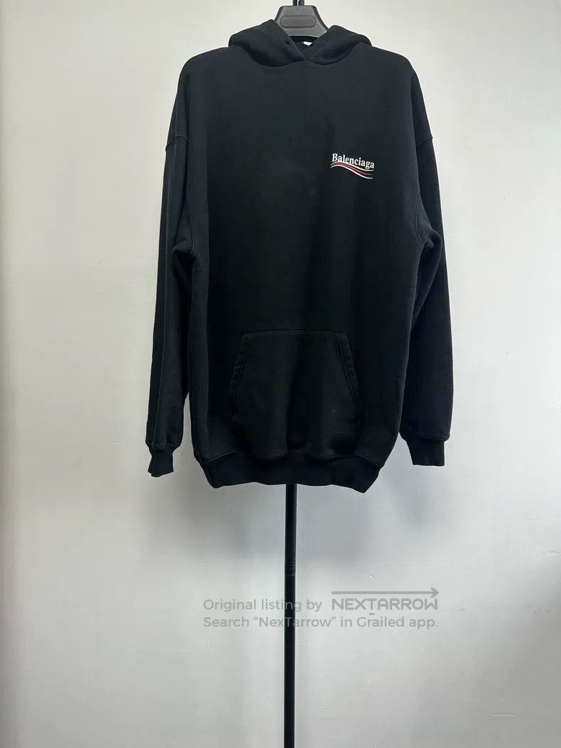 Balenciaga Balenciaga Coca-Cola Wave Print Hooded Casual Sweatshirt Size US S / EU 44-46 / 1 - 1 Thumbnail