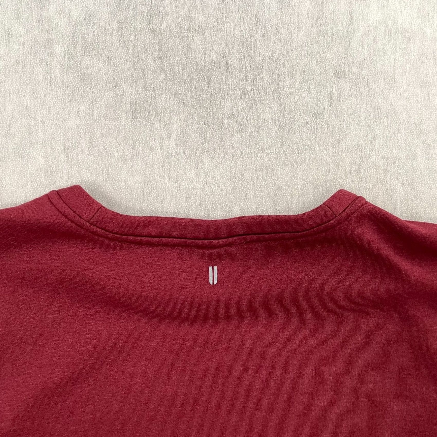 Vintage NOBULL Sweatshirt Adult XL Red Fleece Crewneck Pullover Stretch Logo USA Mens Size US XL / EU 56 / 4 - 4 Thumbnail