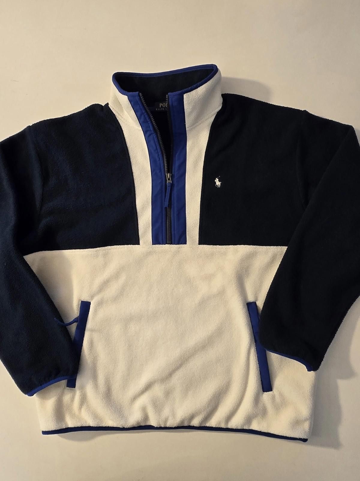 Polo Ralph Lauren Polo Ralph Lauren Men’s Quarter Zip Pullover Fleece Navy L Size US L / EU 52-54 / 3 - 2 Thumbnail