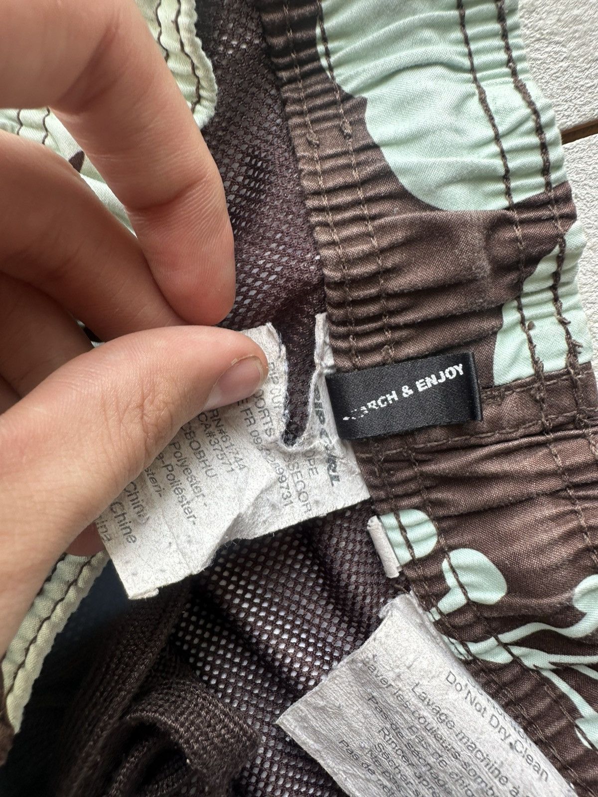 Ripcurl 🚨Vintage RIPCURL OVER PRINT Japanese Surf style Shorts Size US 36 / EU 52 - 8 Thumbnail