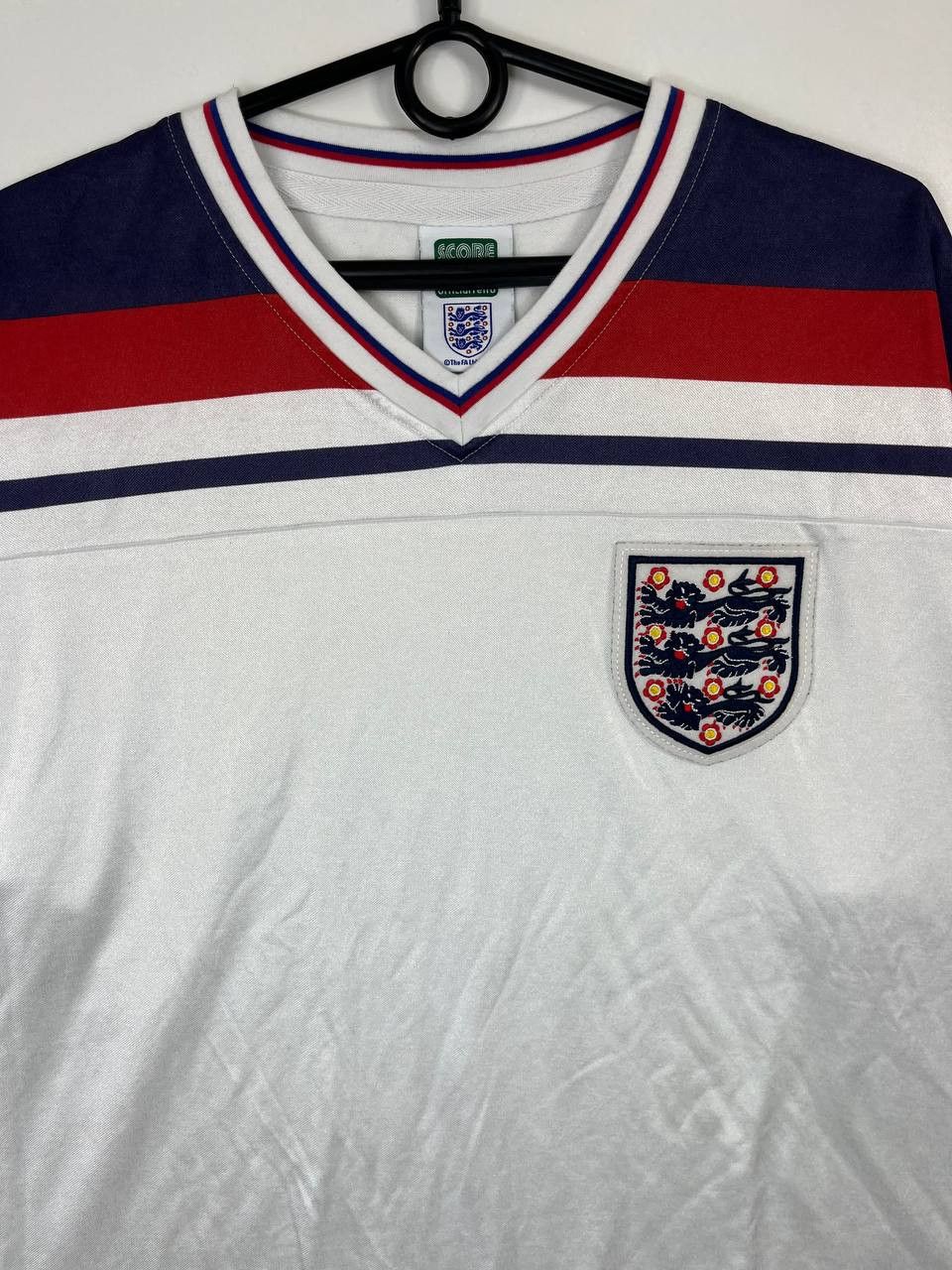 Other England 1982 1984 Home Shirt Retro Jersey Score Draw Size L Size US L / EU 52-54 / 3 - 2 Thumbnail