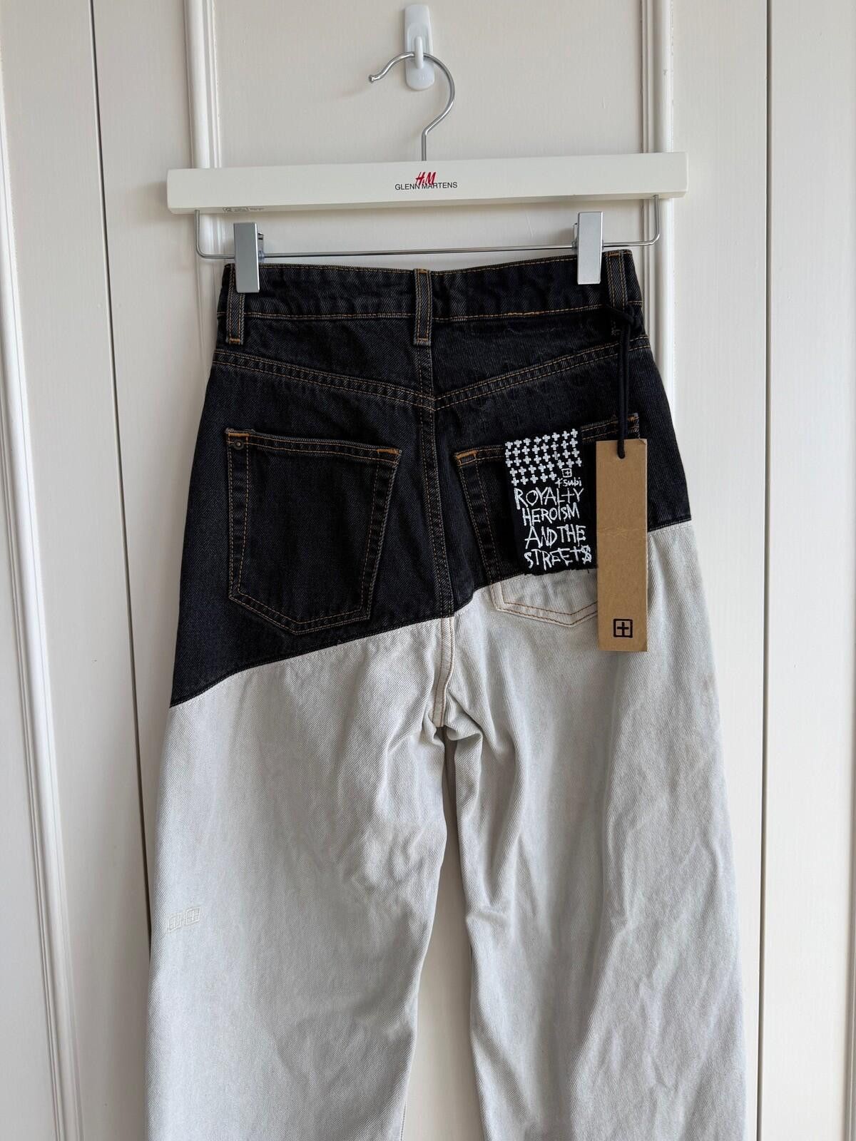 Ksubi new ksubi womens denim jean playback spliced bone black 24 6 Size 24" / US 00 / IT 34 - 7 Thumbnail